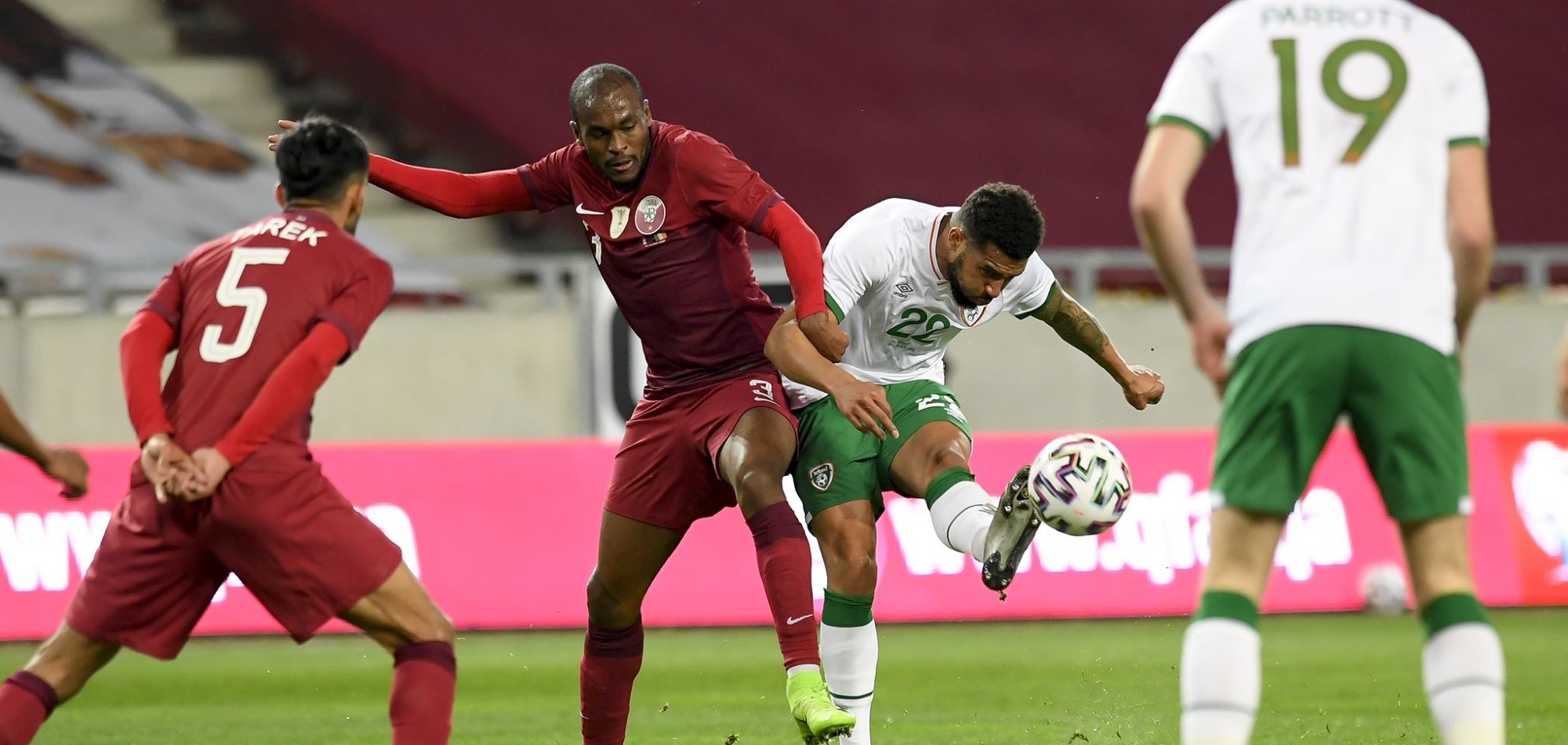 Muntari brings Qatar level with Ireland to continue side