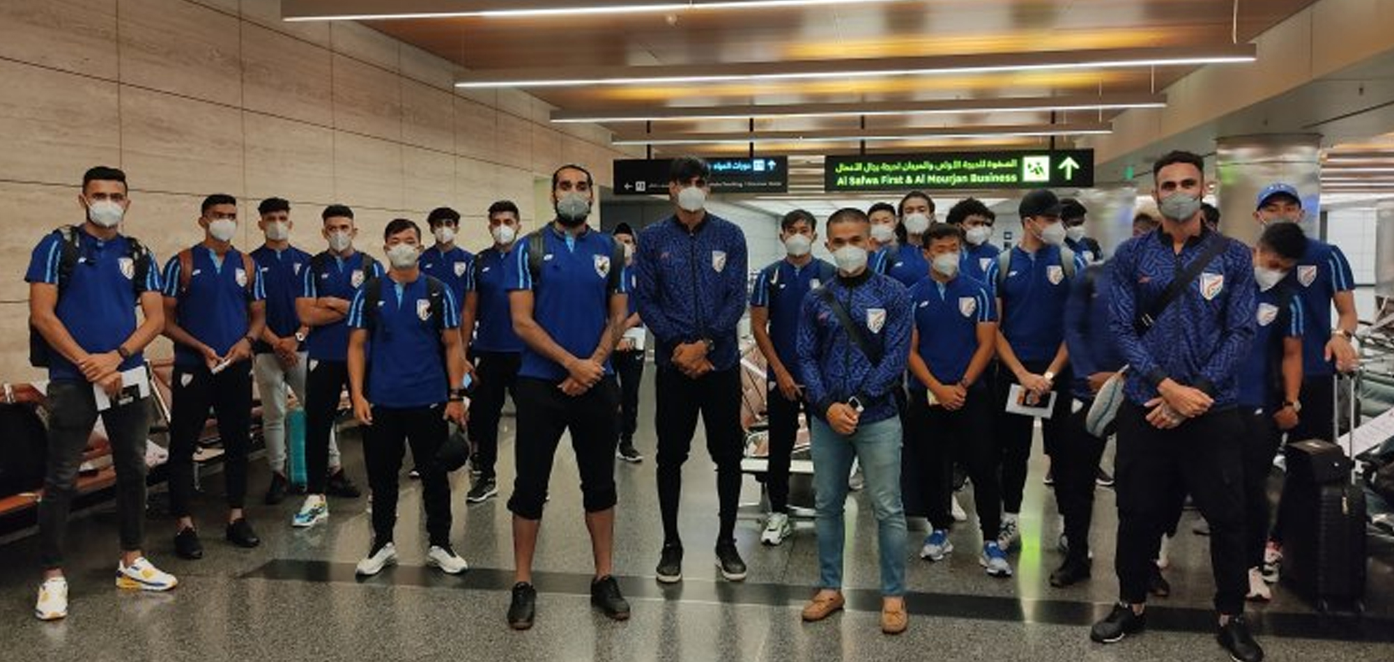 AIFF thanks Qatar FA as Indian team lands in Doha