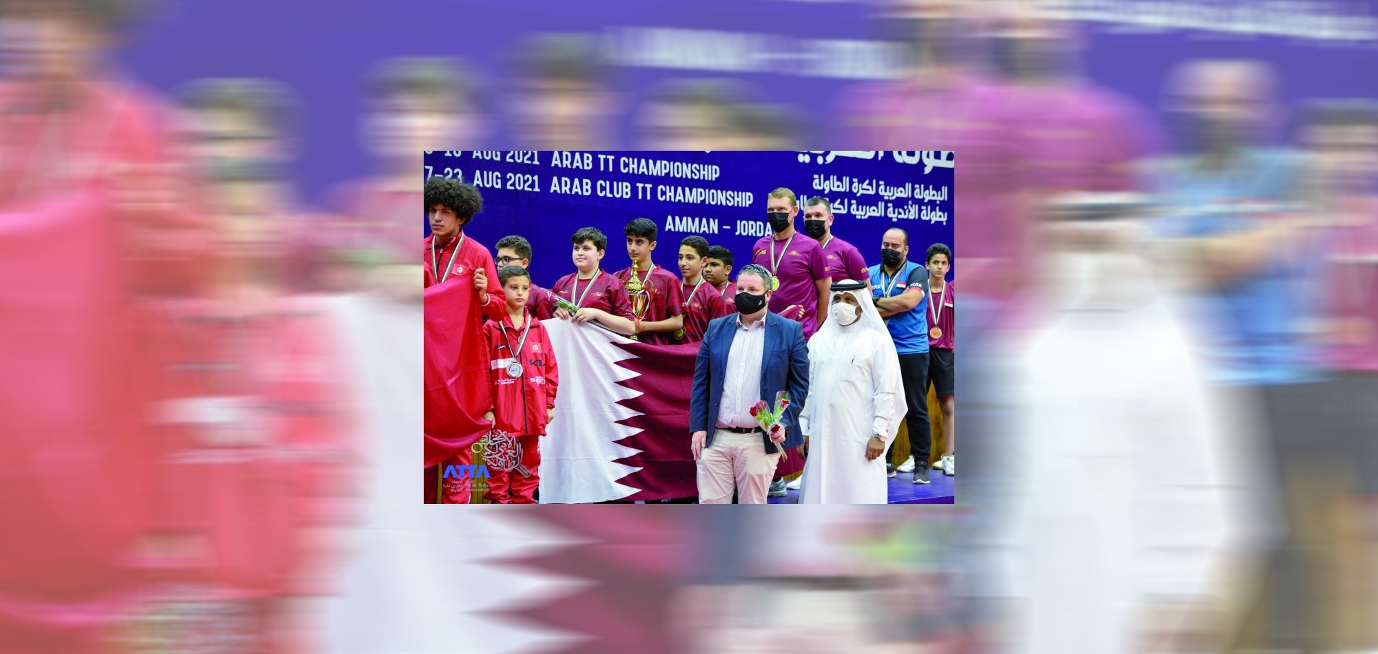 Qatar win gold at Arab Table Tennis Championships