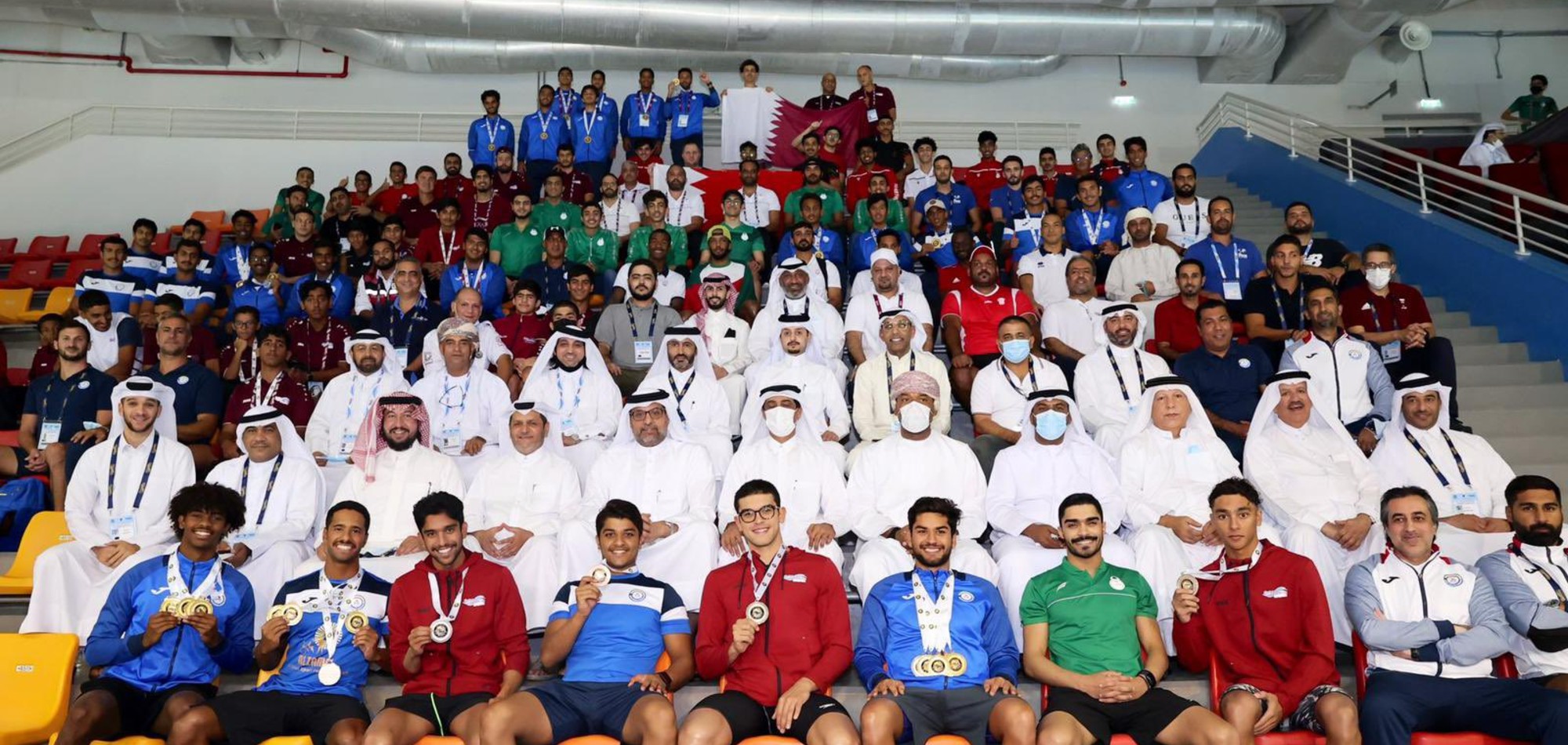 Team Qatar bagged 62 medals after a successful run at the 28th GCC Aquatics Championship