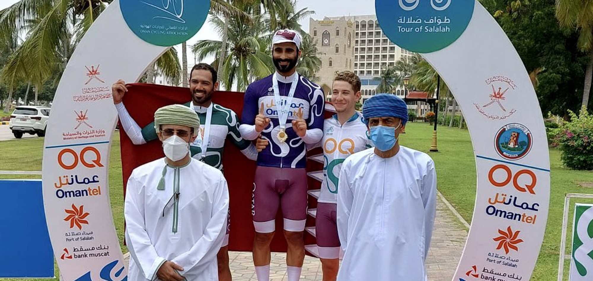 Qatar off to a great start at the Tour of Salalah road race