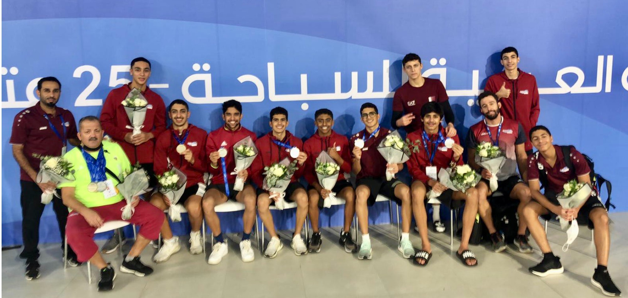 Qatar swimmers win 9 medals at Arab Championships in Abu Dhabi
