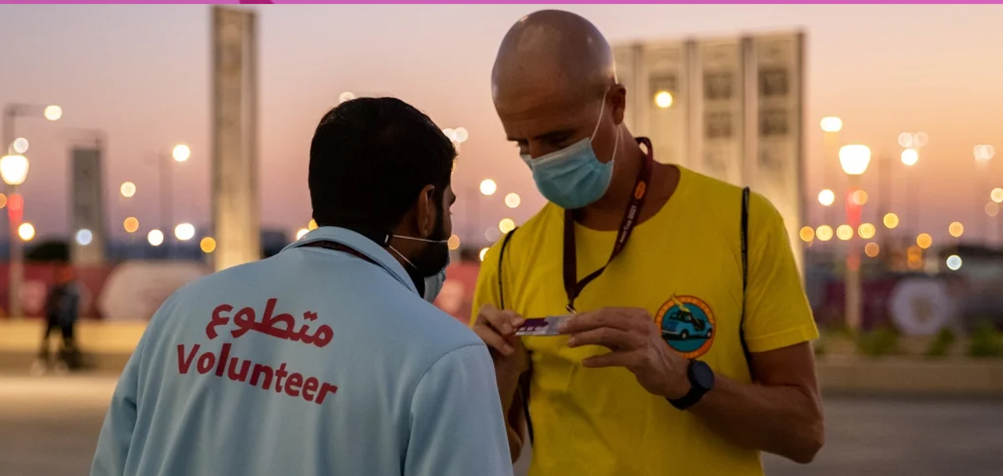 Volunteers play a key role in the successful inauguration of Al Thumama Stadium