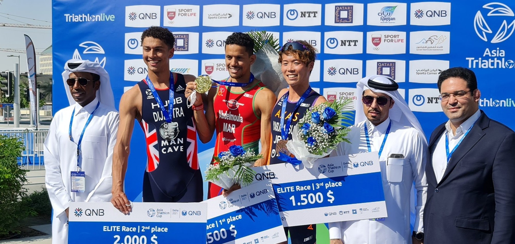 Weekend of Asia Triathlon Cup Doha 2021 concludes at Lusail Marina