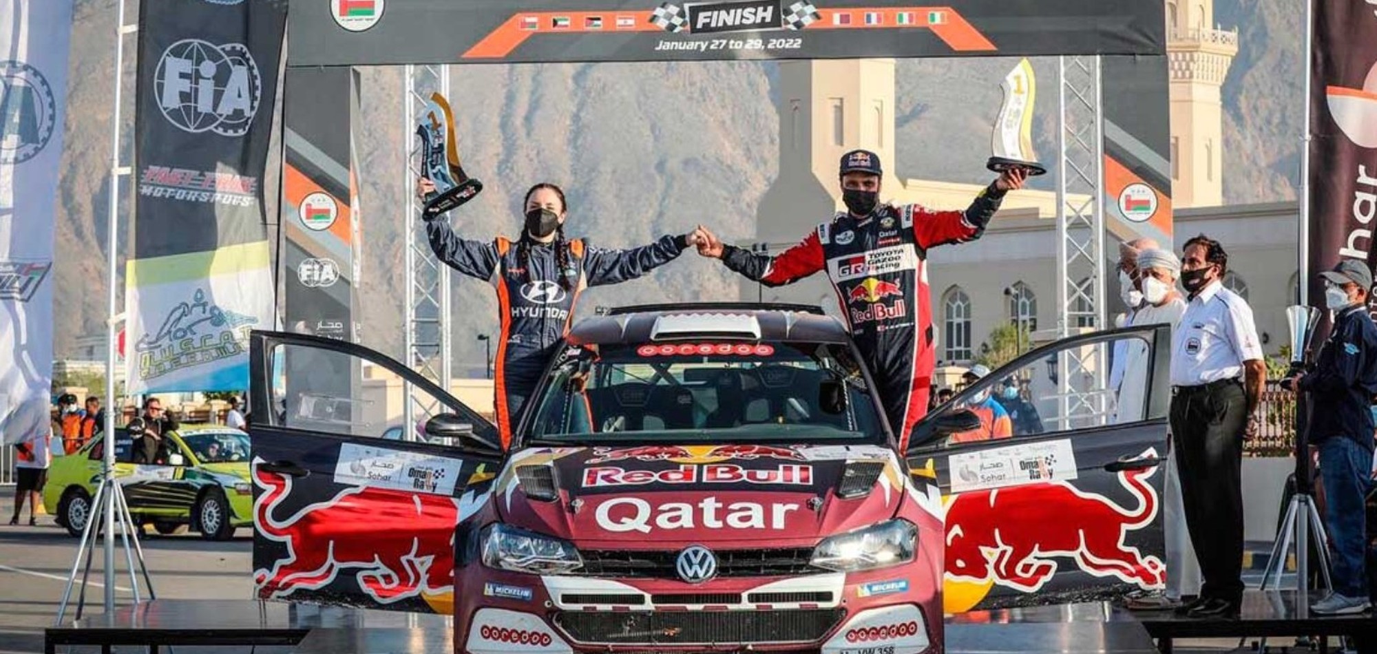 Al-Attiyah and Sanchez seal the victory at Oman Rally Sohar International 2022