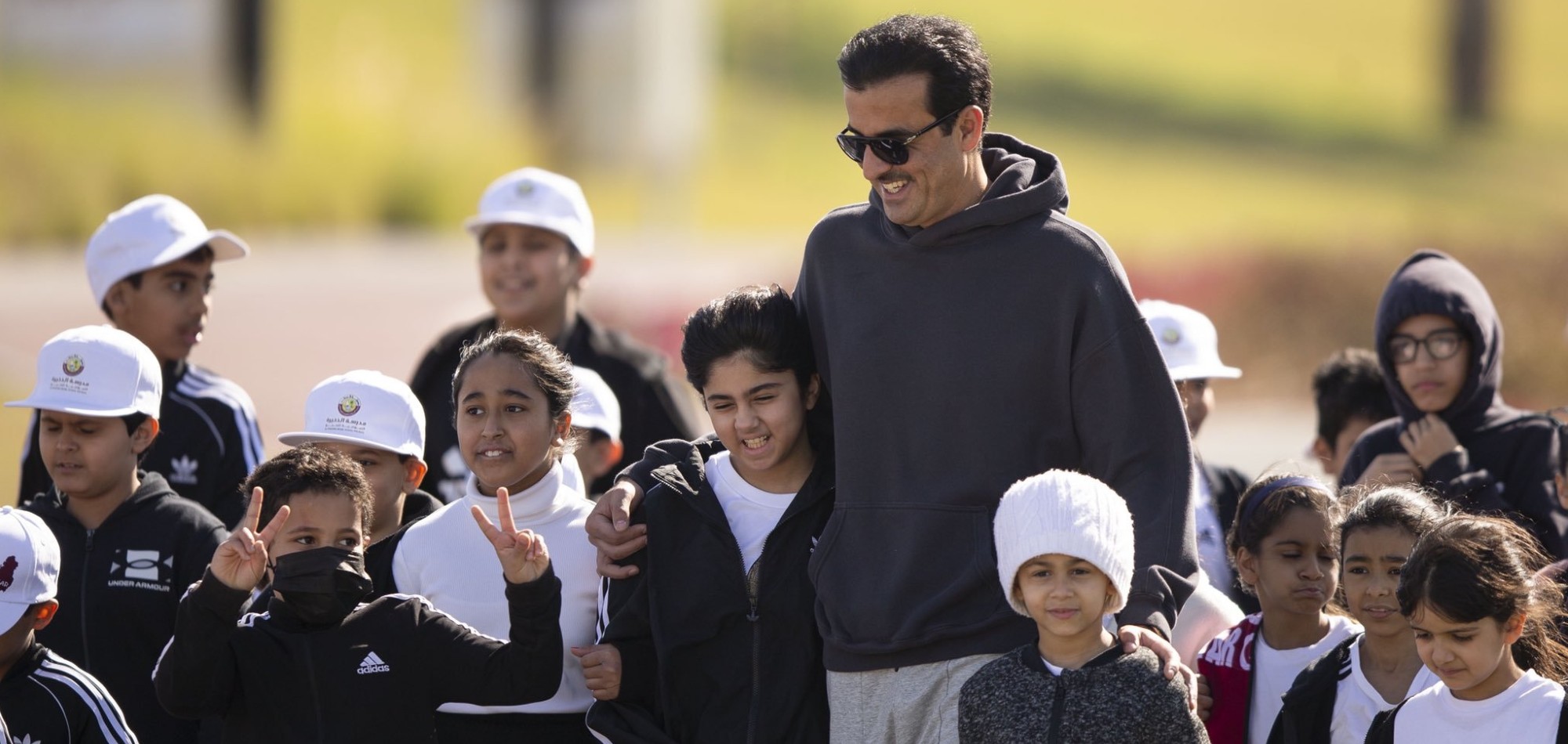 HH Amir participates in National Sport Day