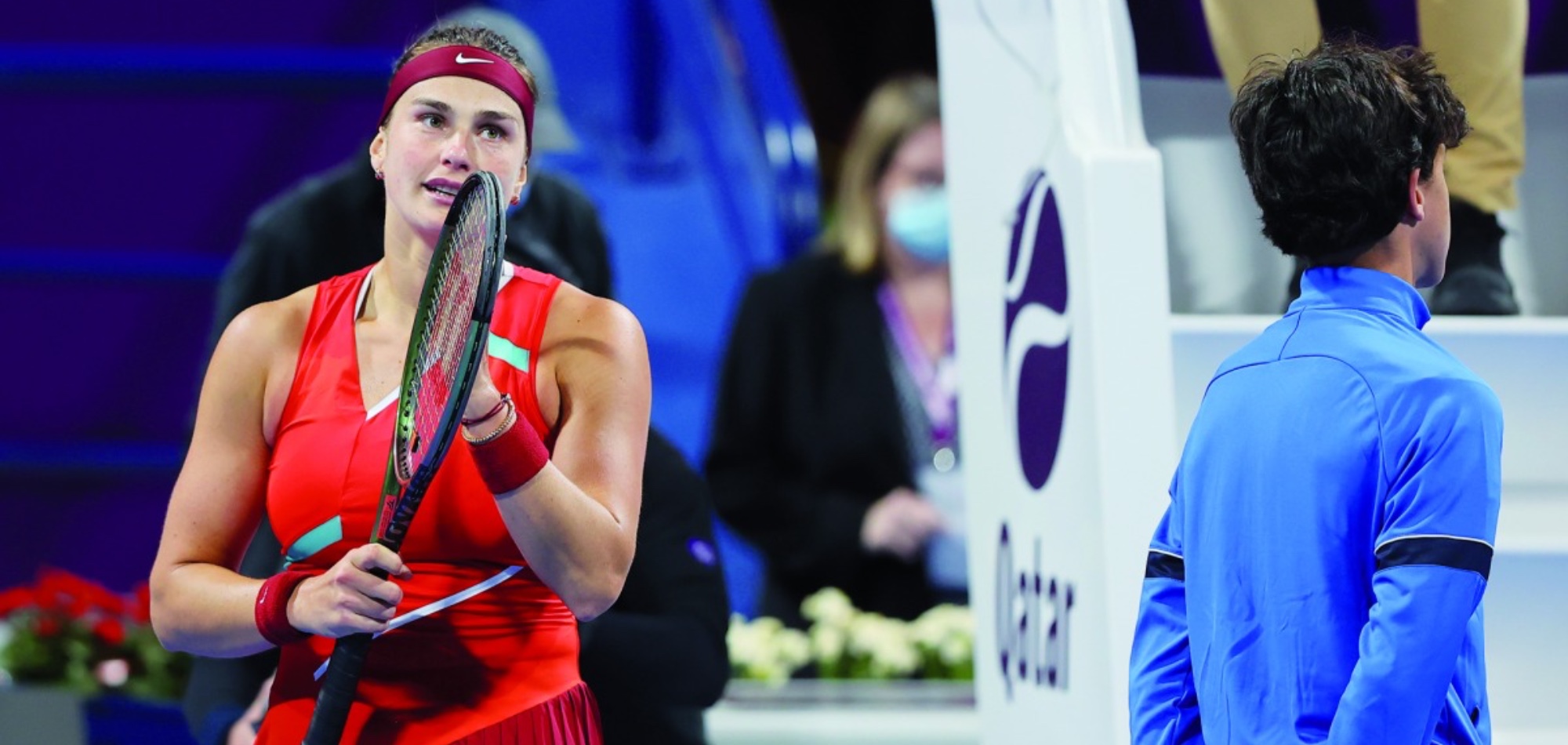 Sabalenka sails into quarters as Ostapenko eliminates Krejcikova at Qatar Open