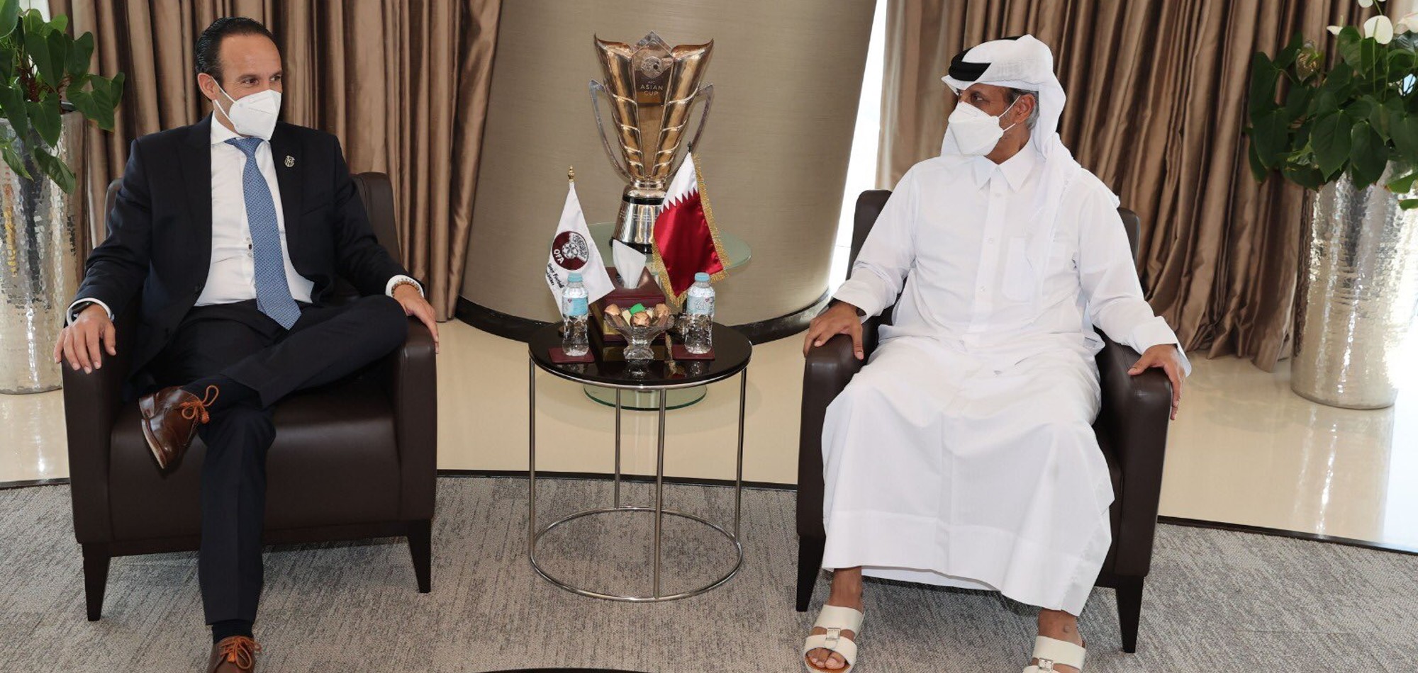 QFA President meets with Ecuadorian counterpart