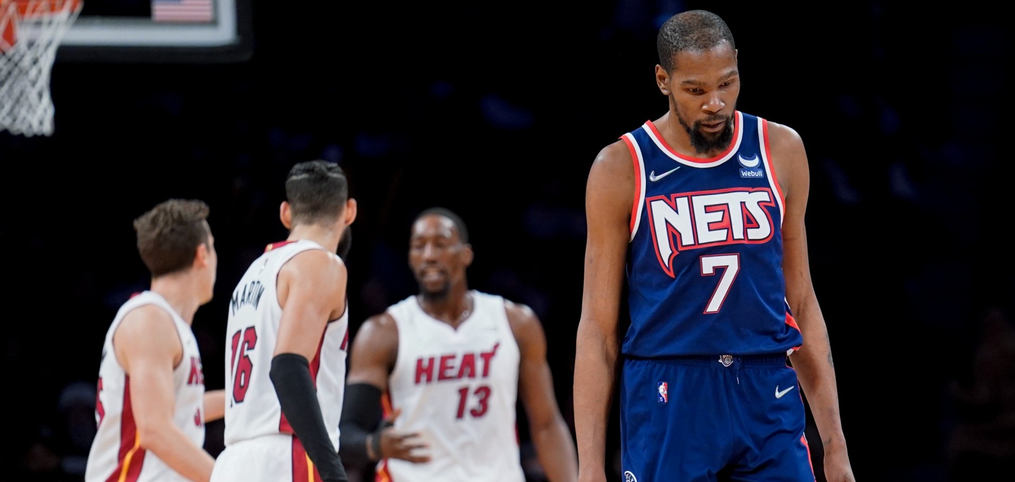 NBA roundup: Heat ruin Kevin Durant’s return to Nets