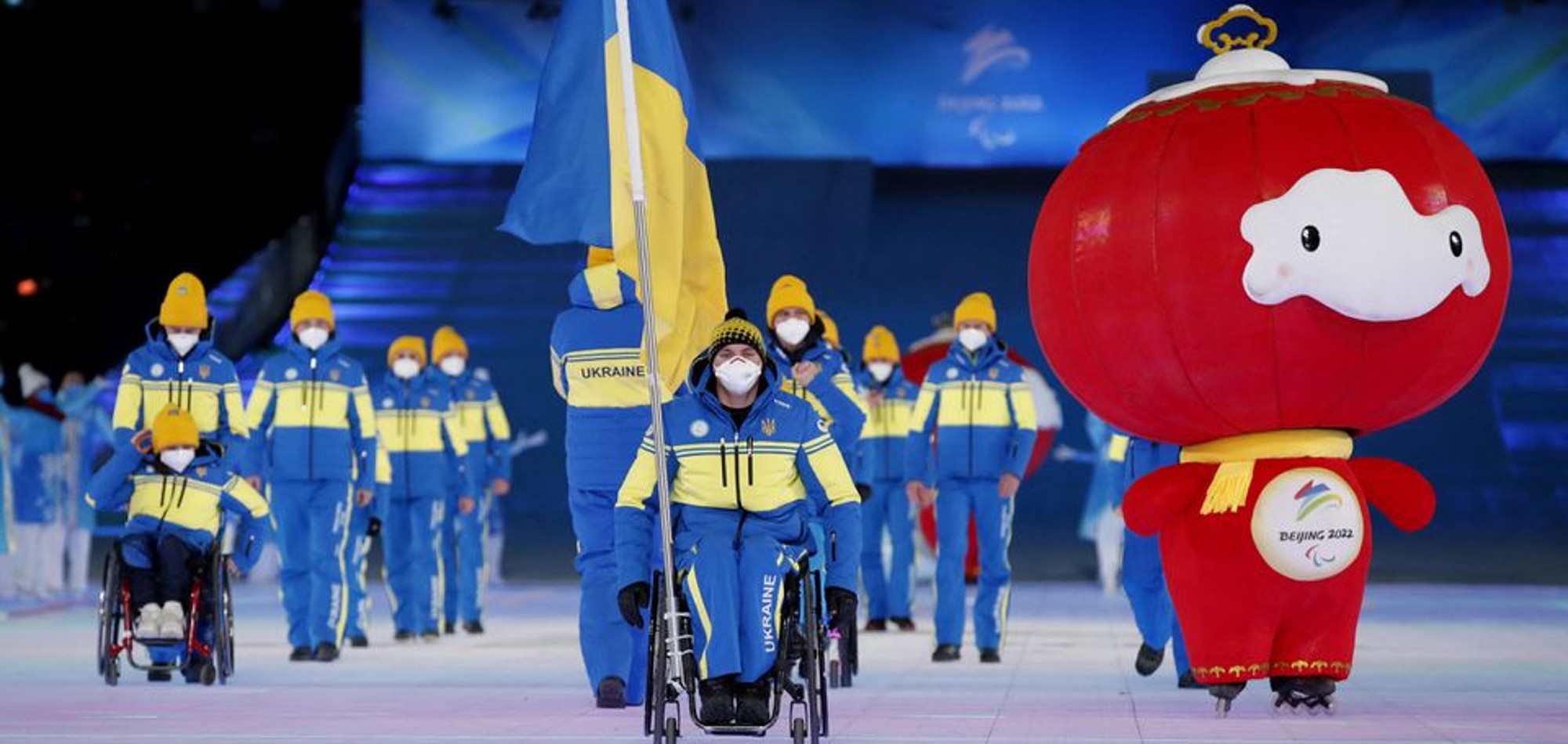 Ukrainian contingent gets warm welcome as Winter Games open in Beijing