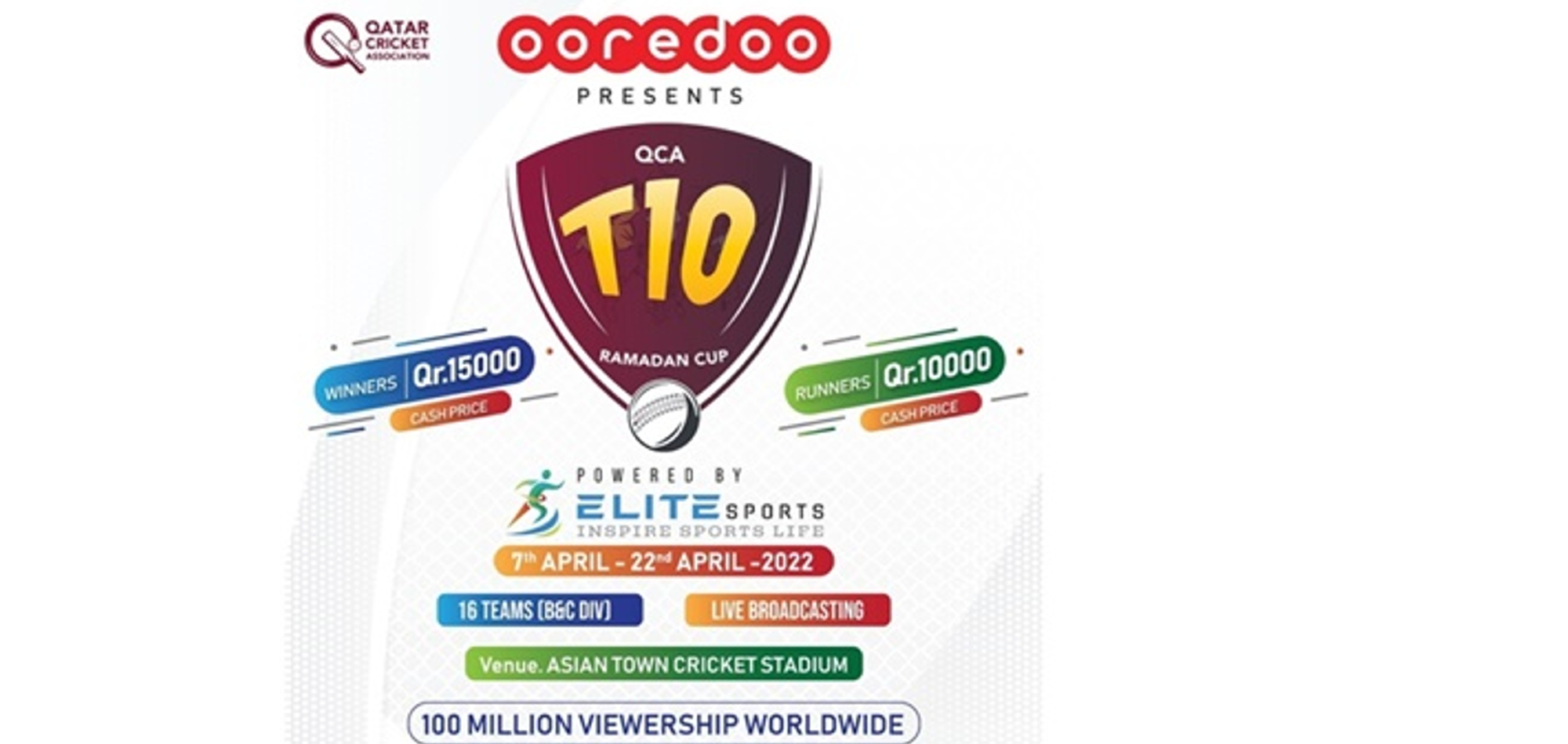 QCA presents T10 Ramadan Cup 2022