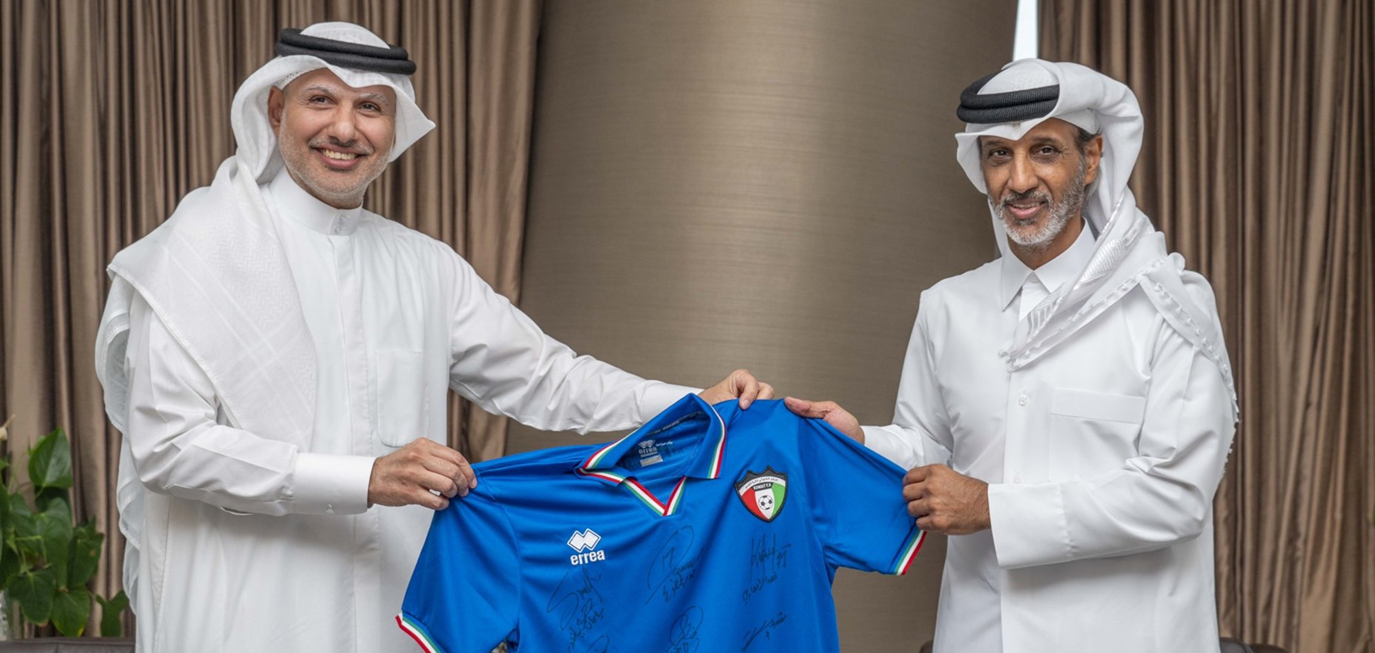 QFA President receives Kuwaiti counterpart and accompanying delegation