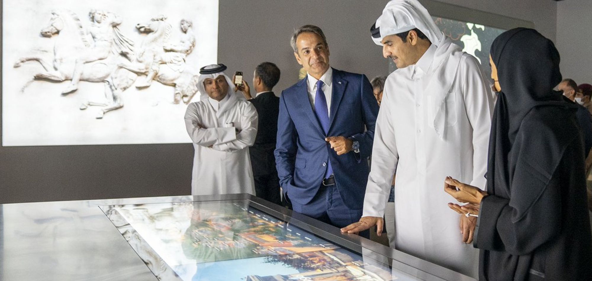 HH the Amir, Greek Prime Minister Visit Qatar Olympic and Sports Museum