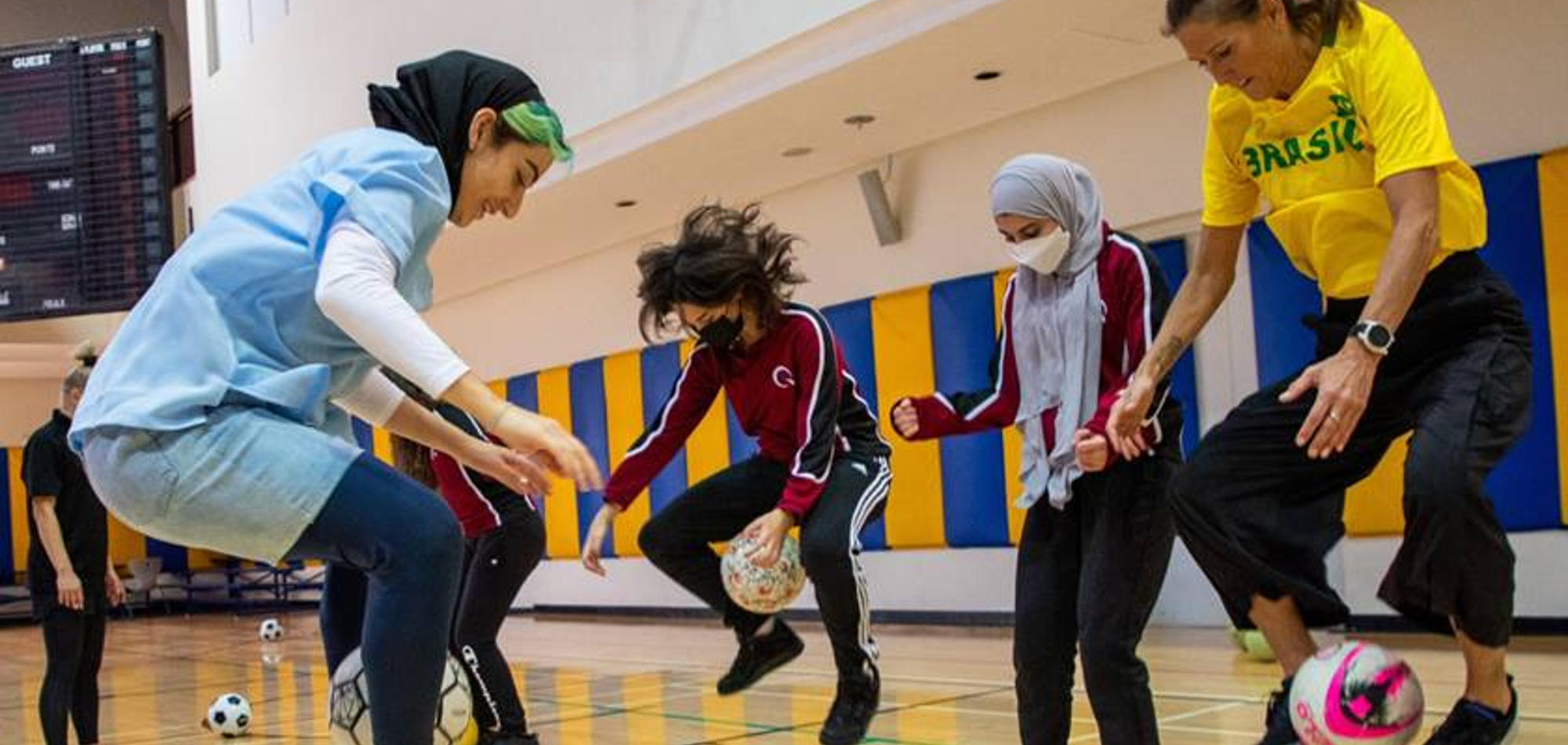 Qatar Foundation Students Learn to Express Themselves Using Football