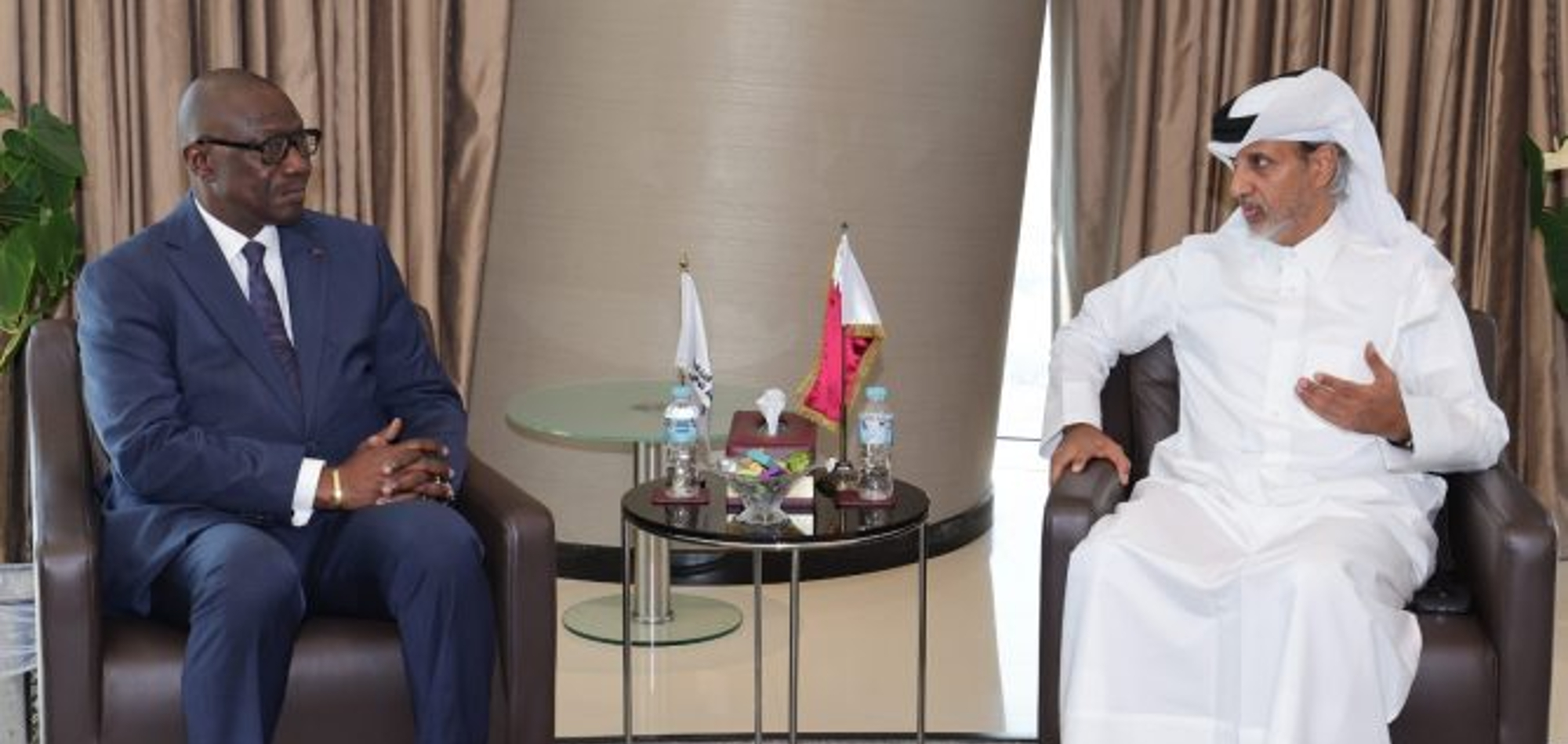 QFA president receives chairman of African Cup of Nations 2024 organising committee