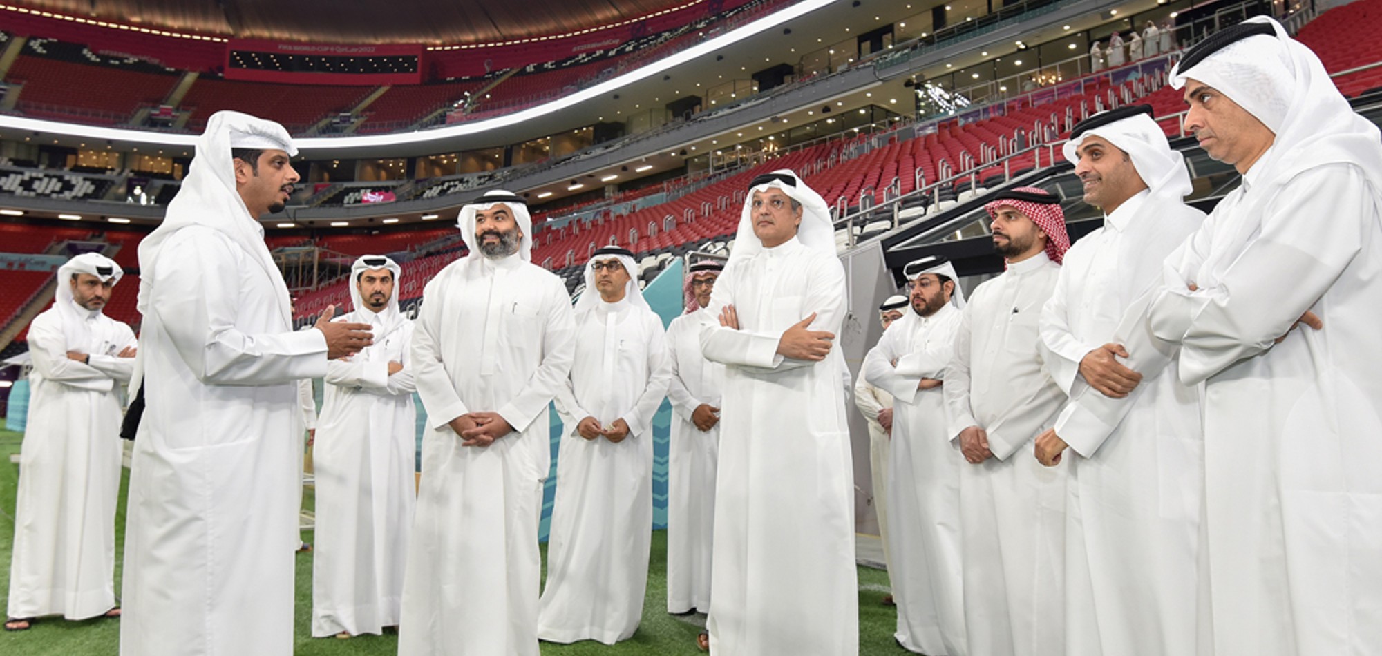 Minister of Communications and Information Technology of Saudi Arabia Visits Al Bayt Stadium