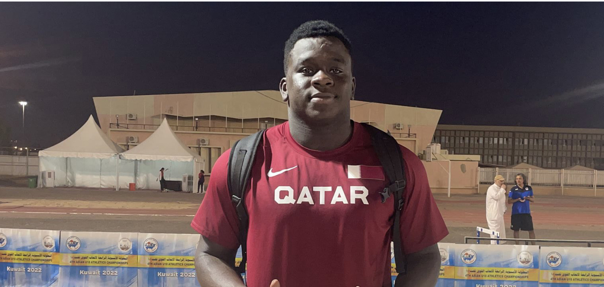 Djibrine claims discus throw bronze medal at Asian Youth Championships