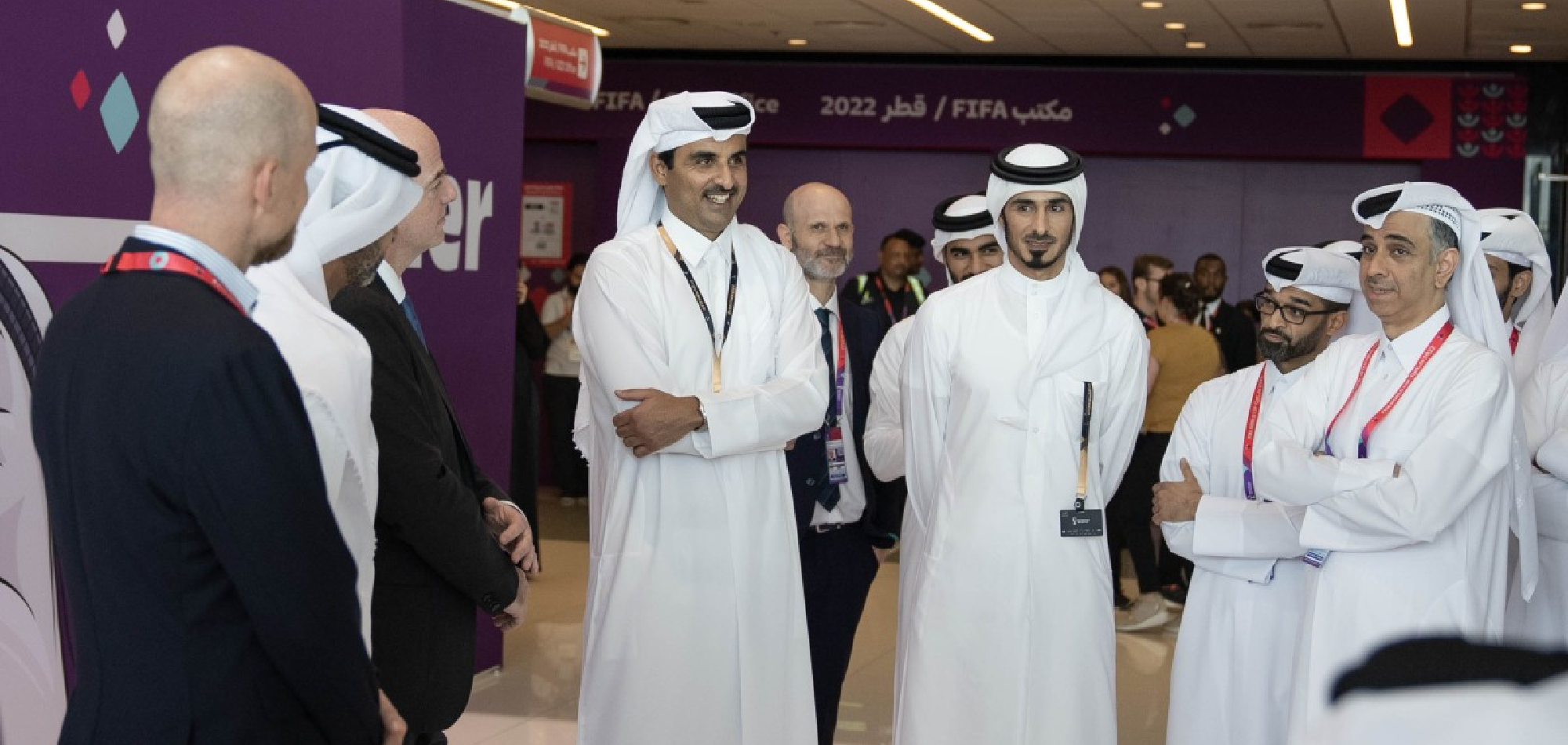 Amir visits FIFA World Cup Qatar 2022 headquarters