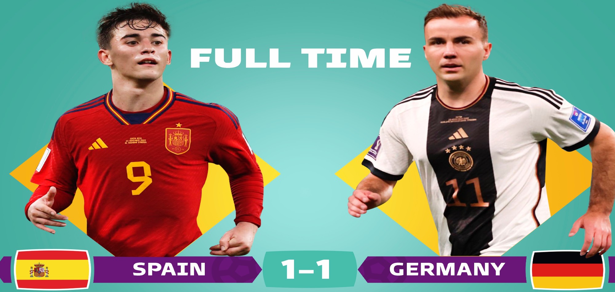 Germany Earn a Late Draw Against Spain