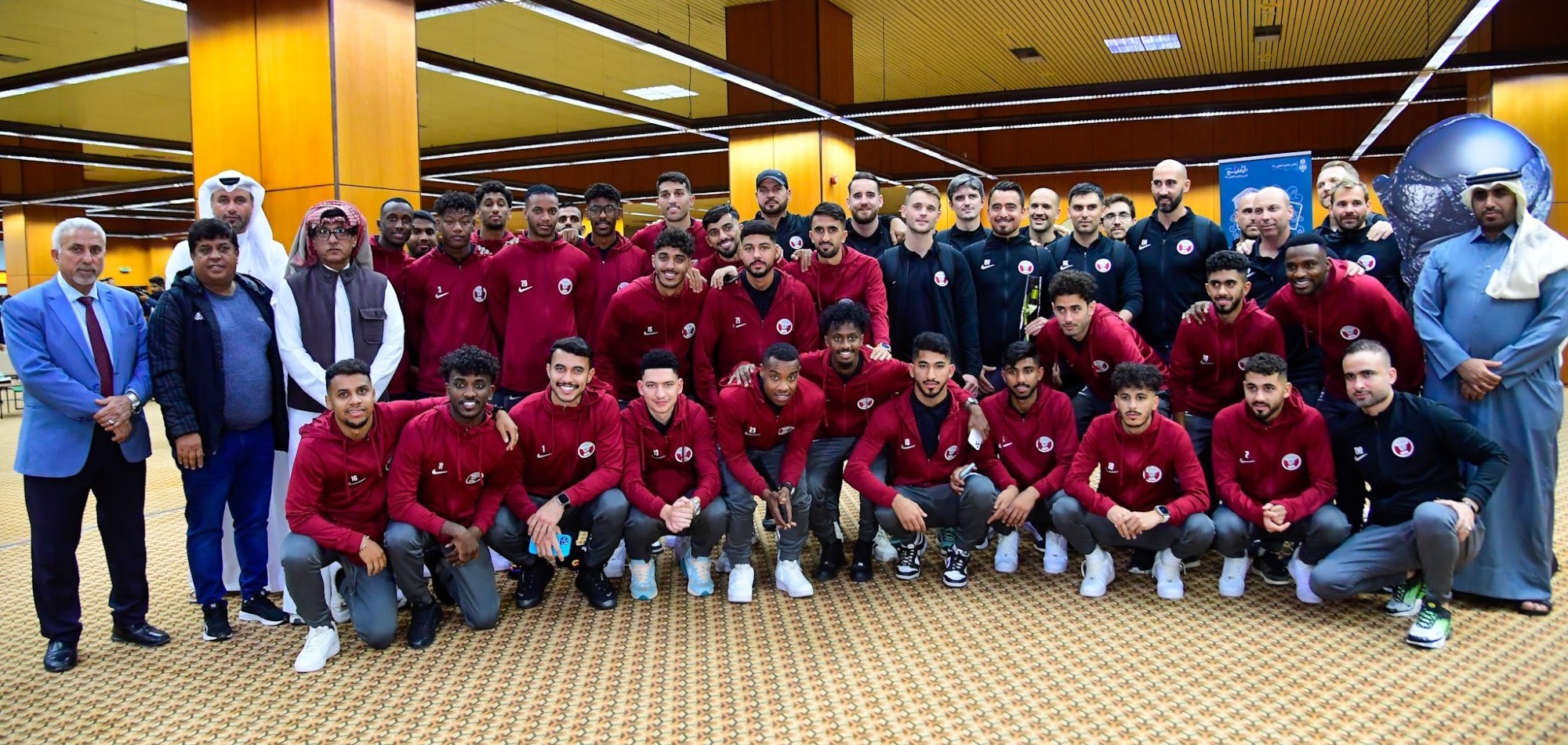 Gulf 25: Qatar Football Team Arrives in Basra