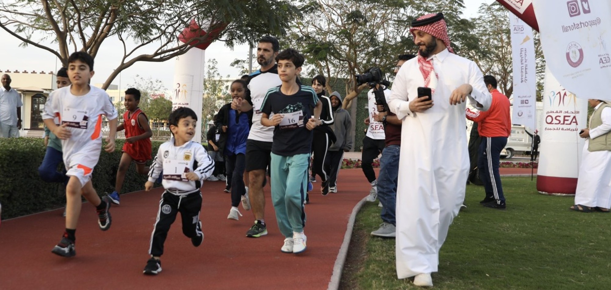 QSFA organizes 2023 Family Running Race