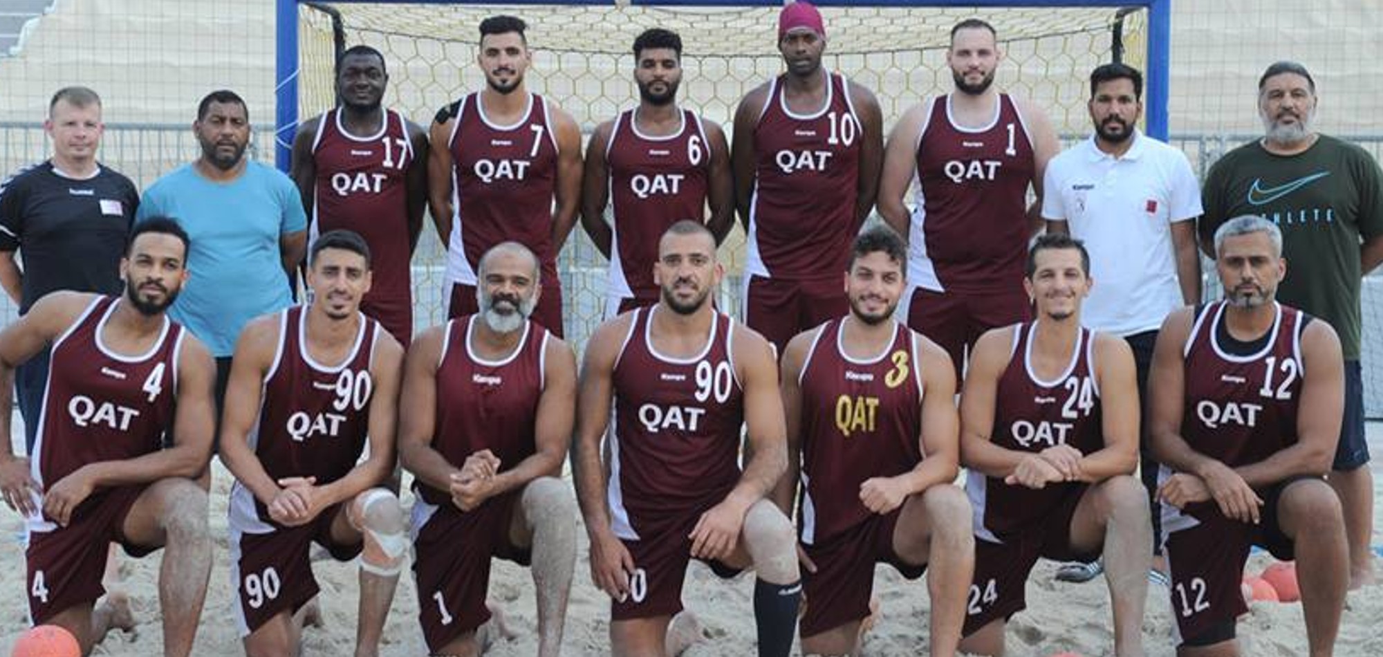 Qatar Beach Handball Team in Group A of 9th Asian Championship in Bali