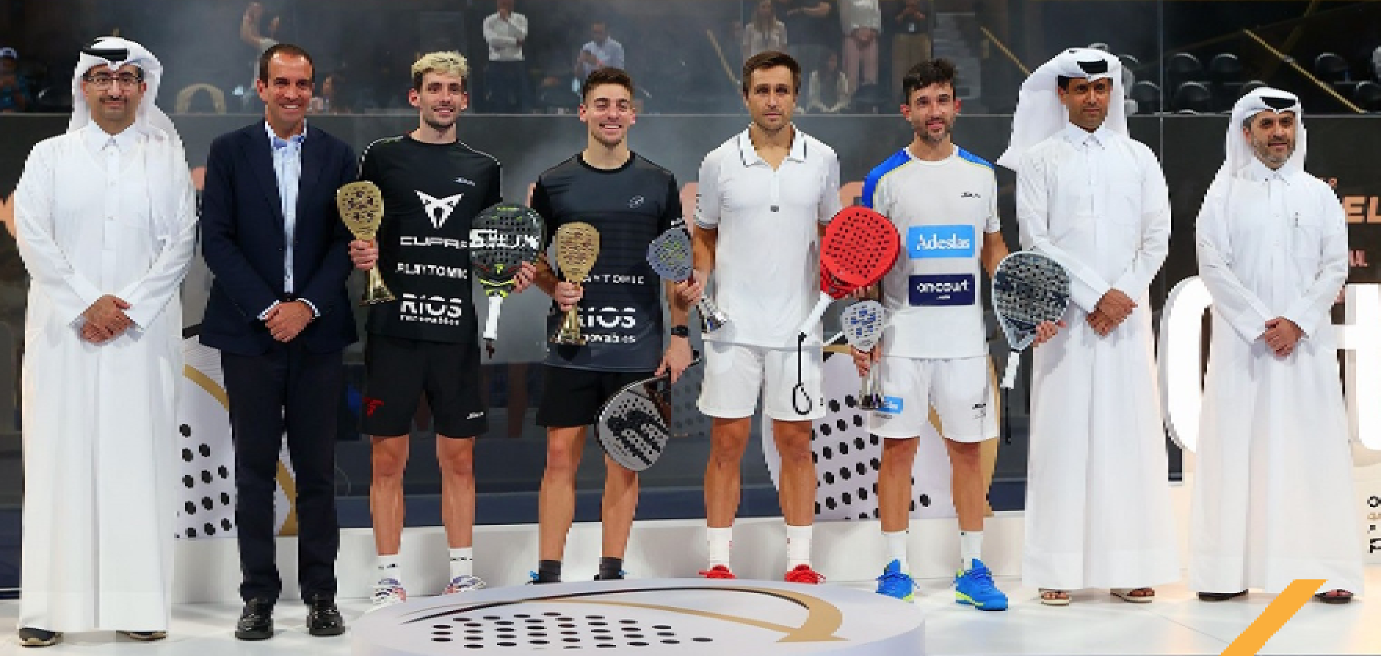 Argentine Duo Di Nenno, Stupackzuk Win Ooredoo Qatar Major Premier Padel 2023 Tournament Title