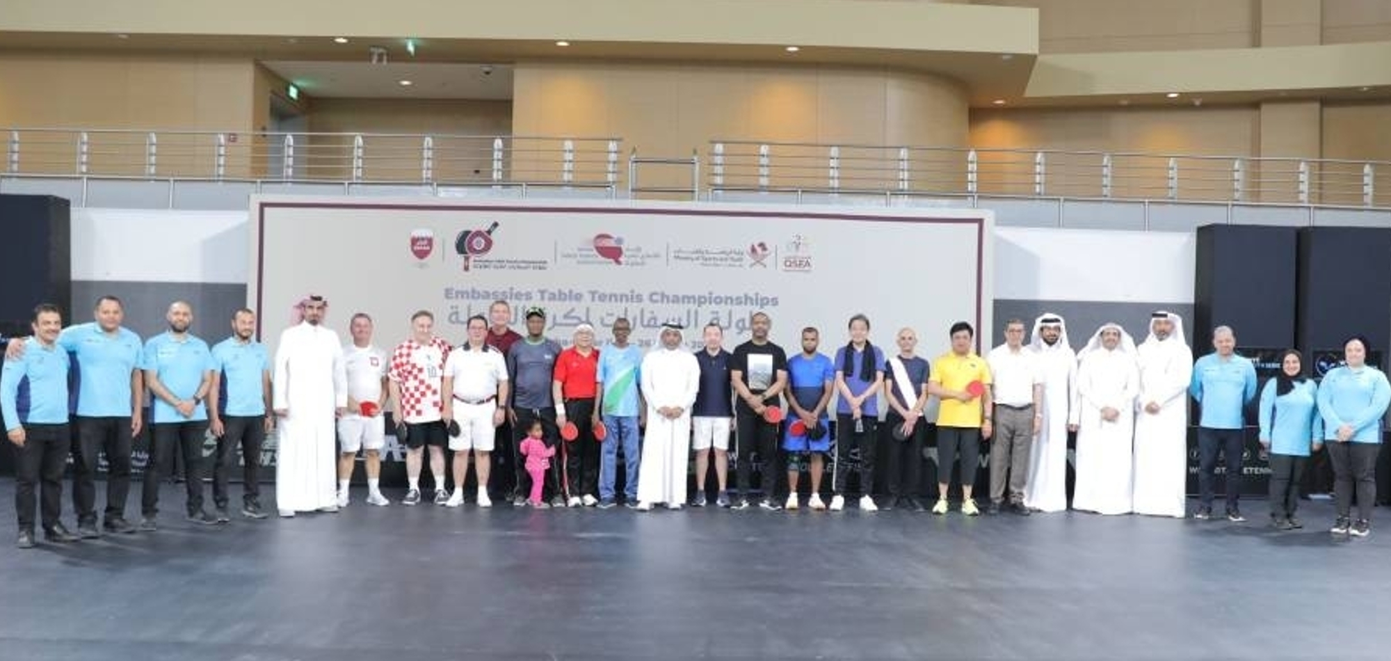 1st Ramadan Table Tennis Championship for Ambassadors kicks off 