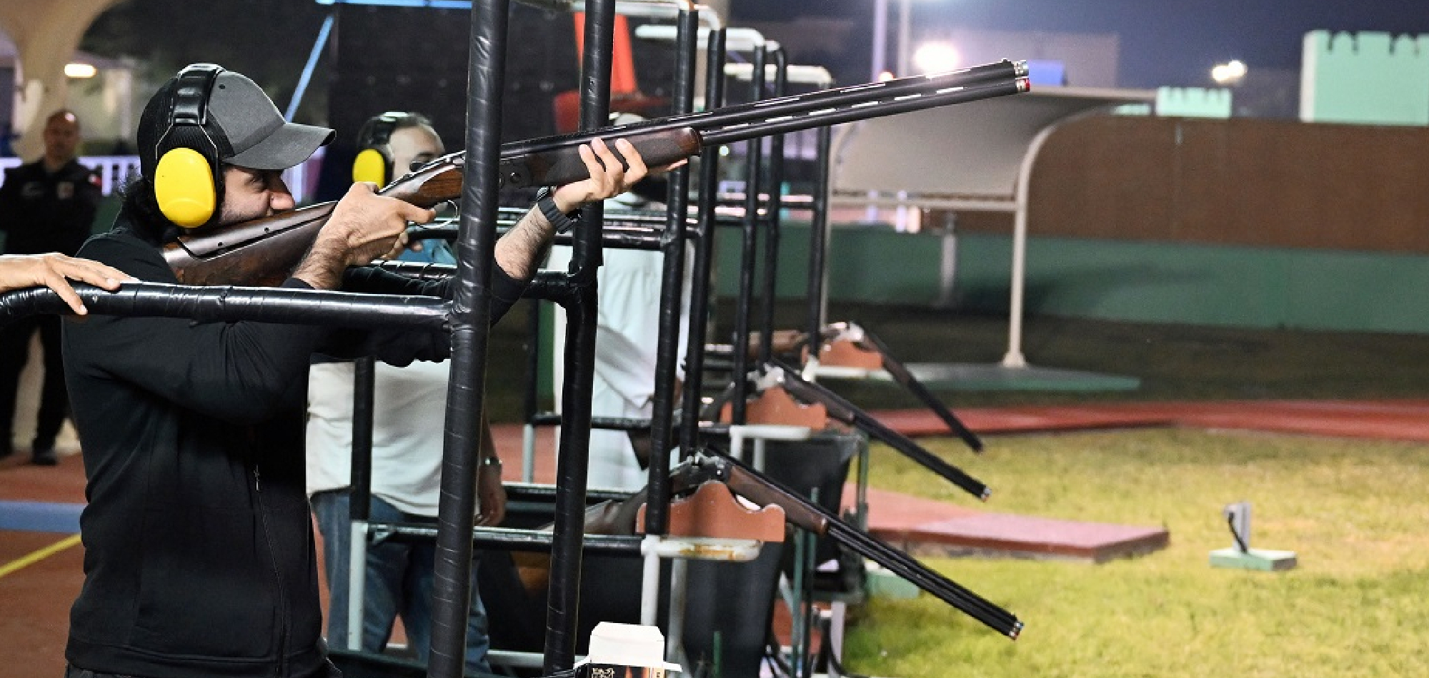 Employees participate in Family Walk and Shooting events at QOC Ramadan Tournament