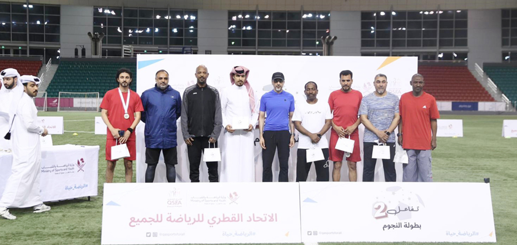 Sports Minister crowns Ramadan football tournament winners