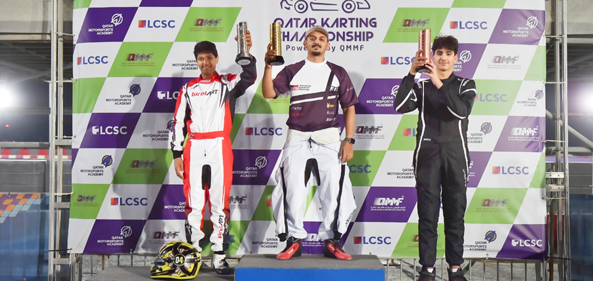 Al Yafei storms to victory in the third round of the Qatar Karting Championship