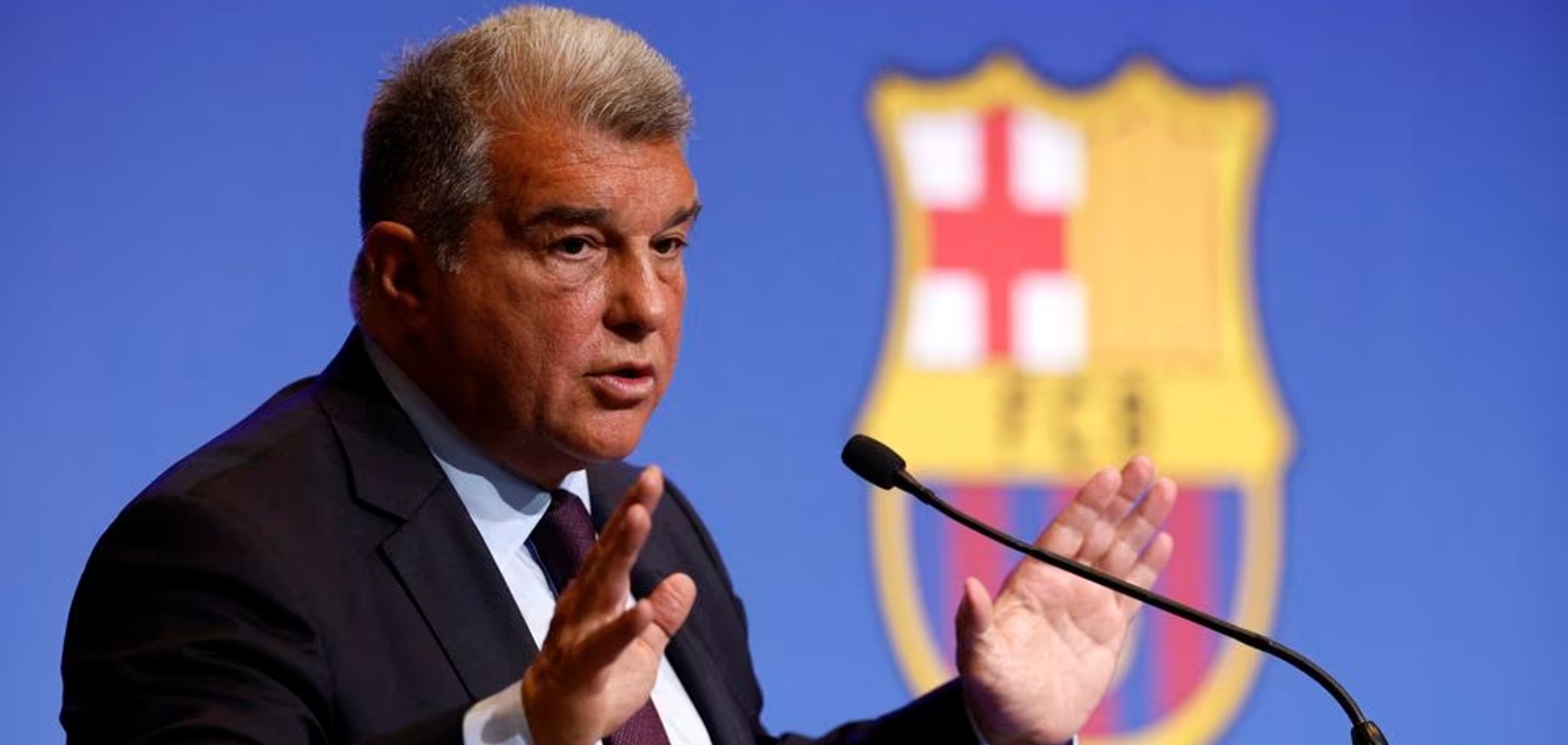 Barcelona president denies any crime in refereeing scandal