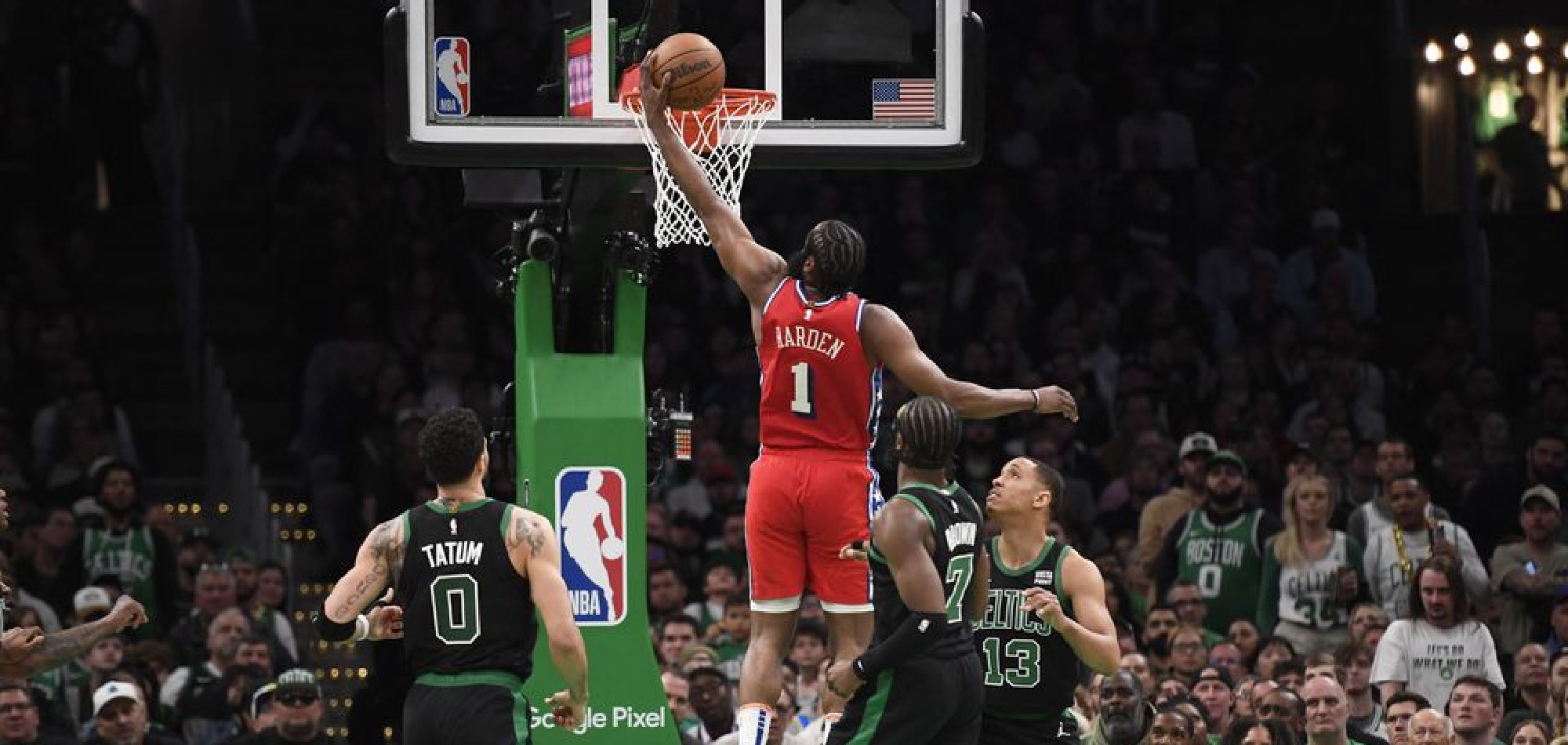 NBA Roundup: Harden scores 45 as 76ers shock Celtics in Game 1