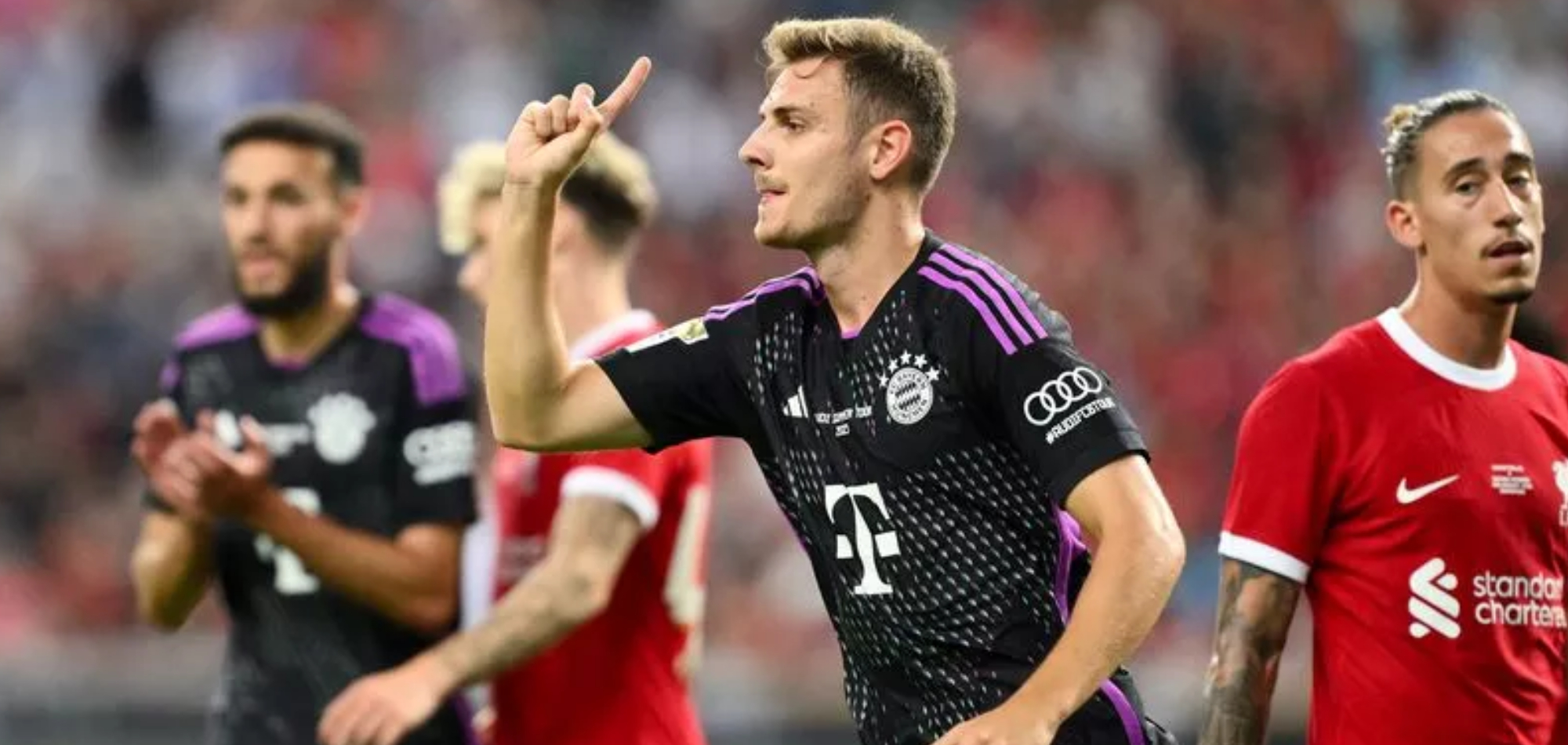 Bayern Munich edge Liverpool 4-3 in Singapore