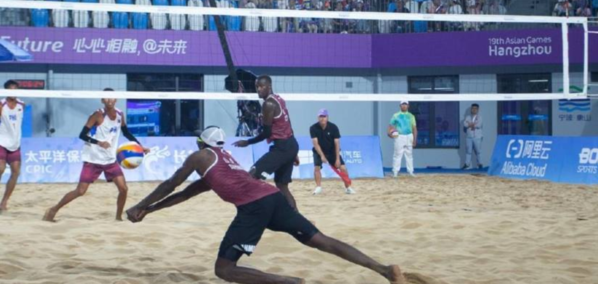 Qatar Beach Volleyball Team (1) Qualify for Round of 16