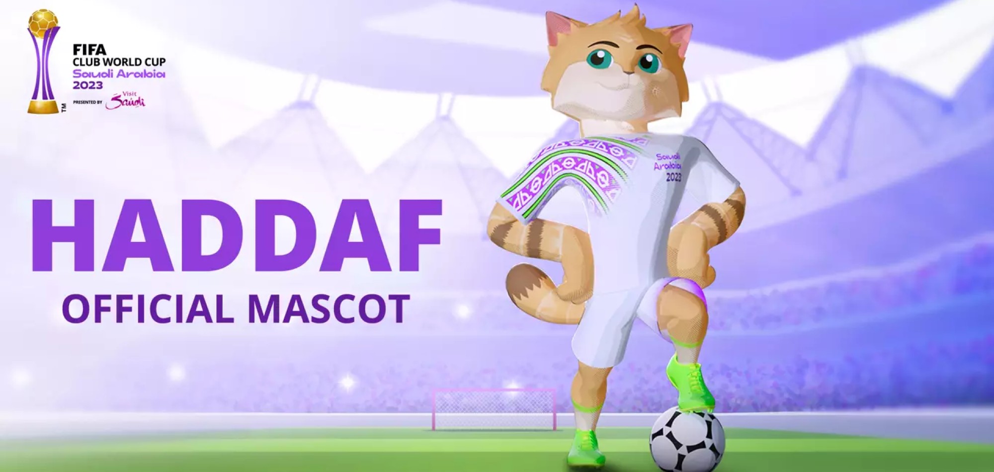 Powerful Haddaf pounces into action as Saudi Arabia 2023 Official Mascot