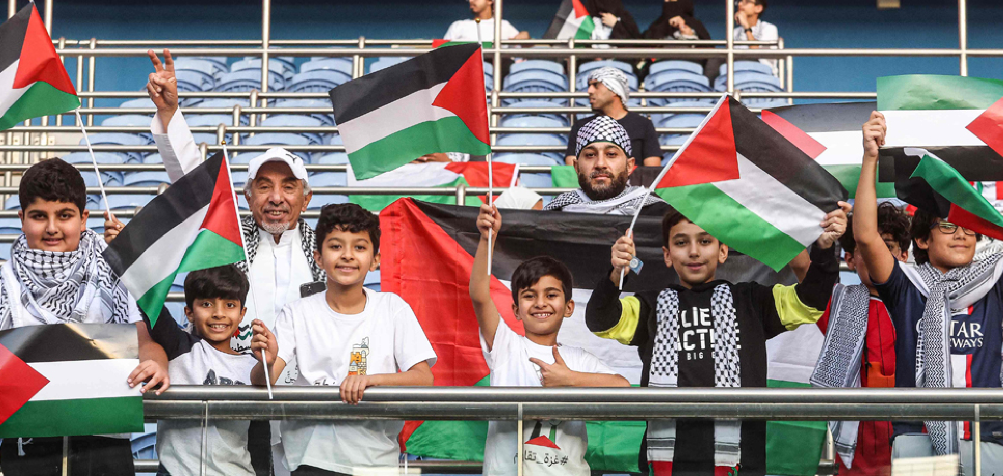 Palestinians fly flag in emotional World Cup qualifier