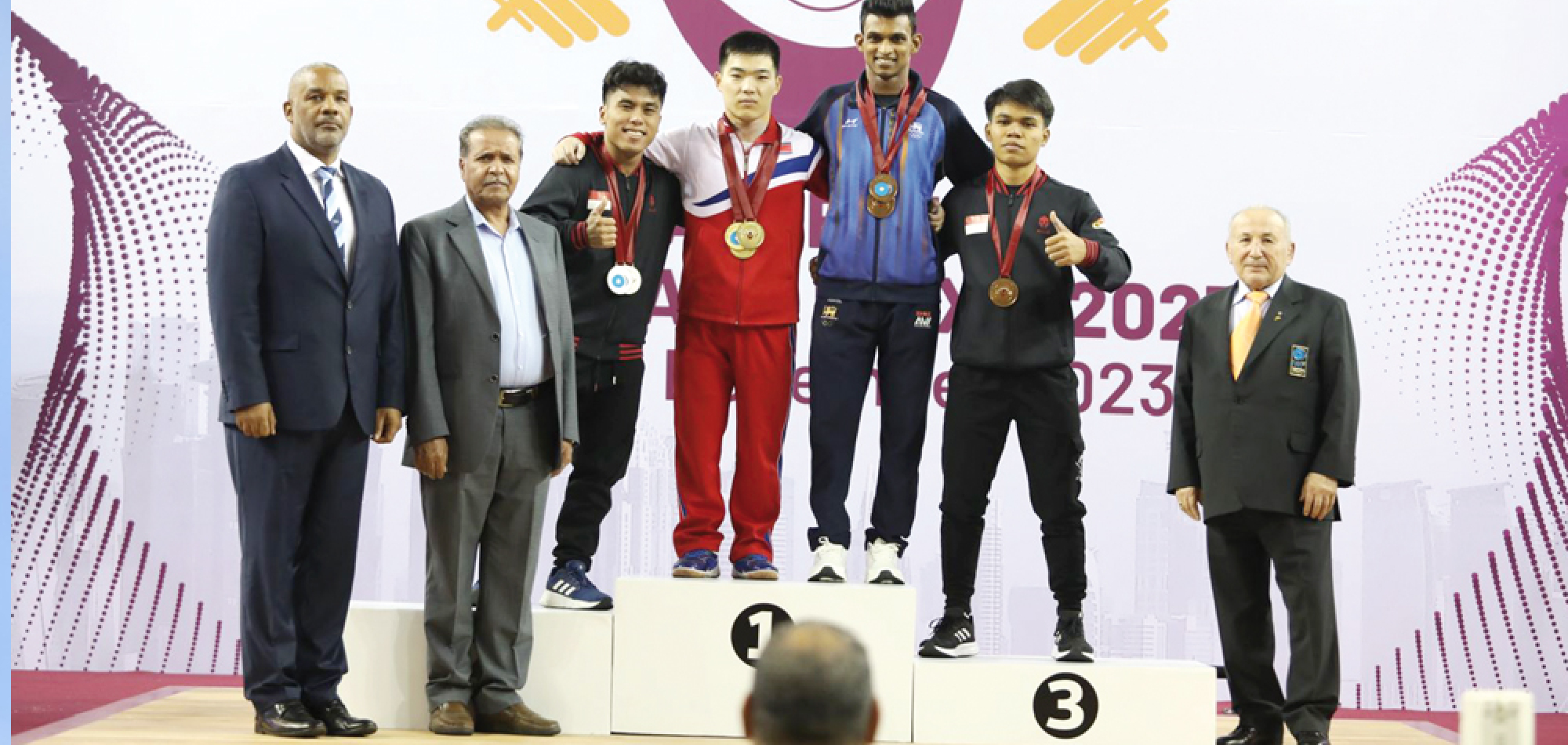 Perfect Pang grabs three gold medals on opening day