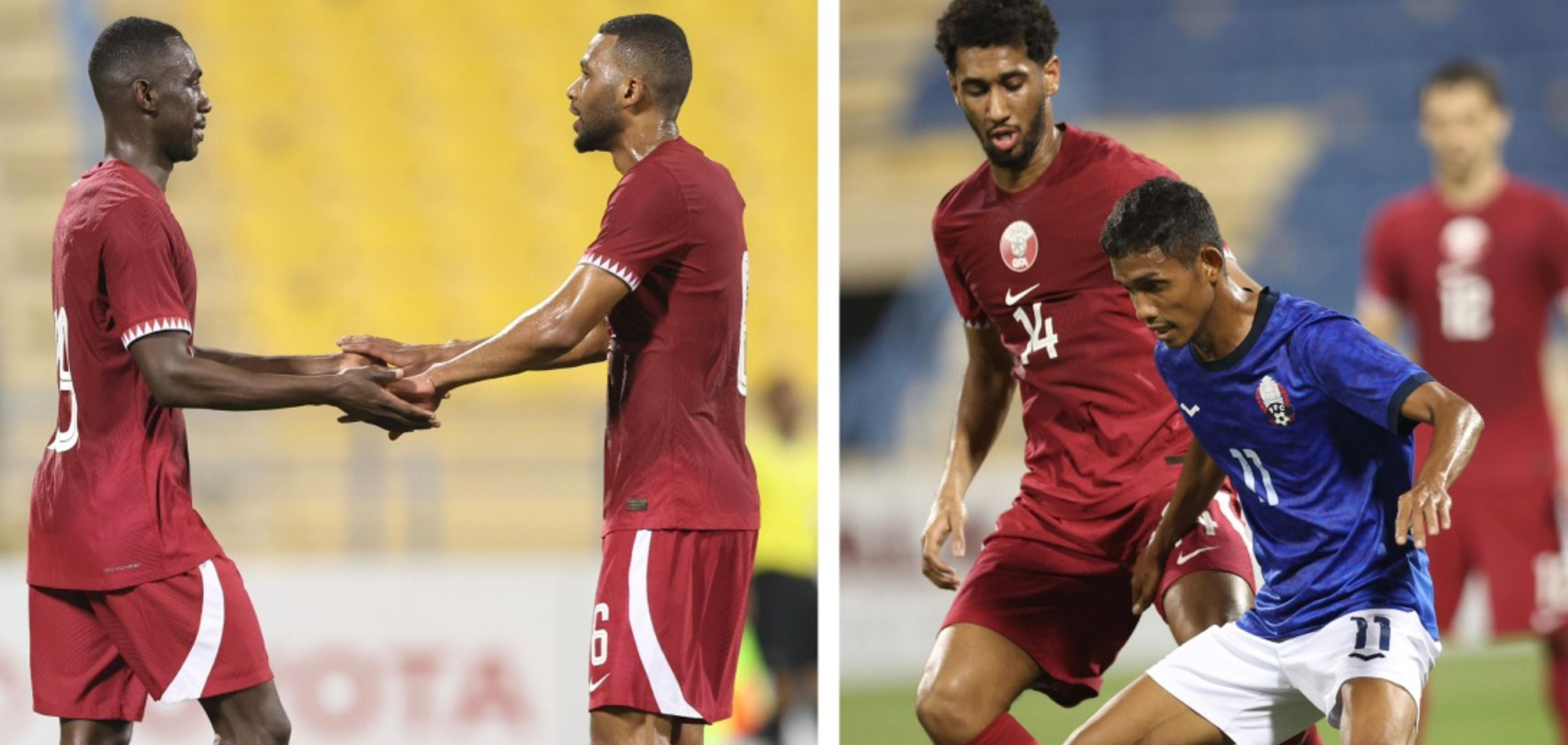 Almoez scores hat-hatrick as Qatar win 3-0