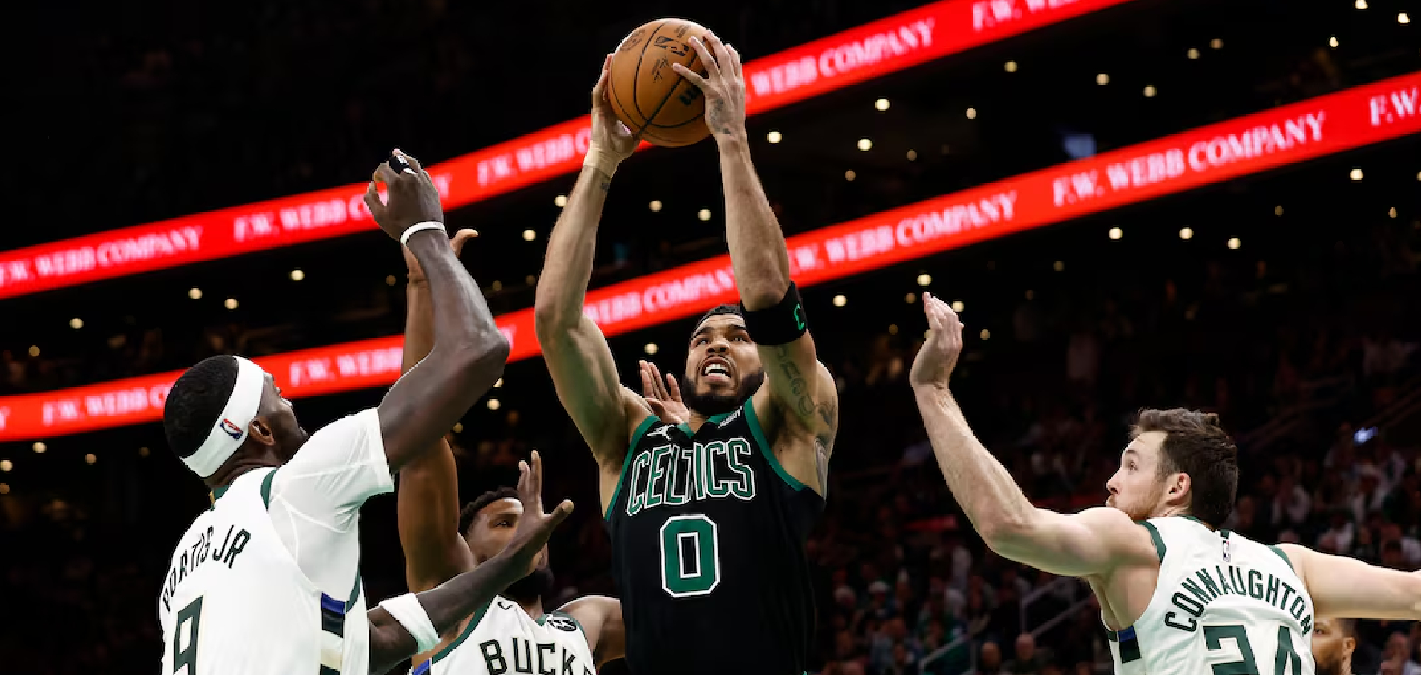 NBA roundup: Celtics top Bucks, win 7th straight