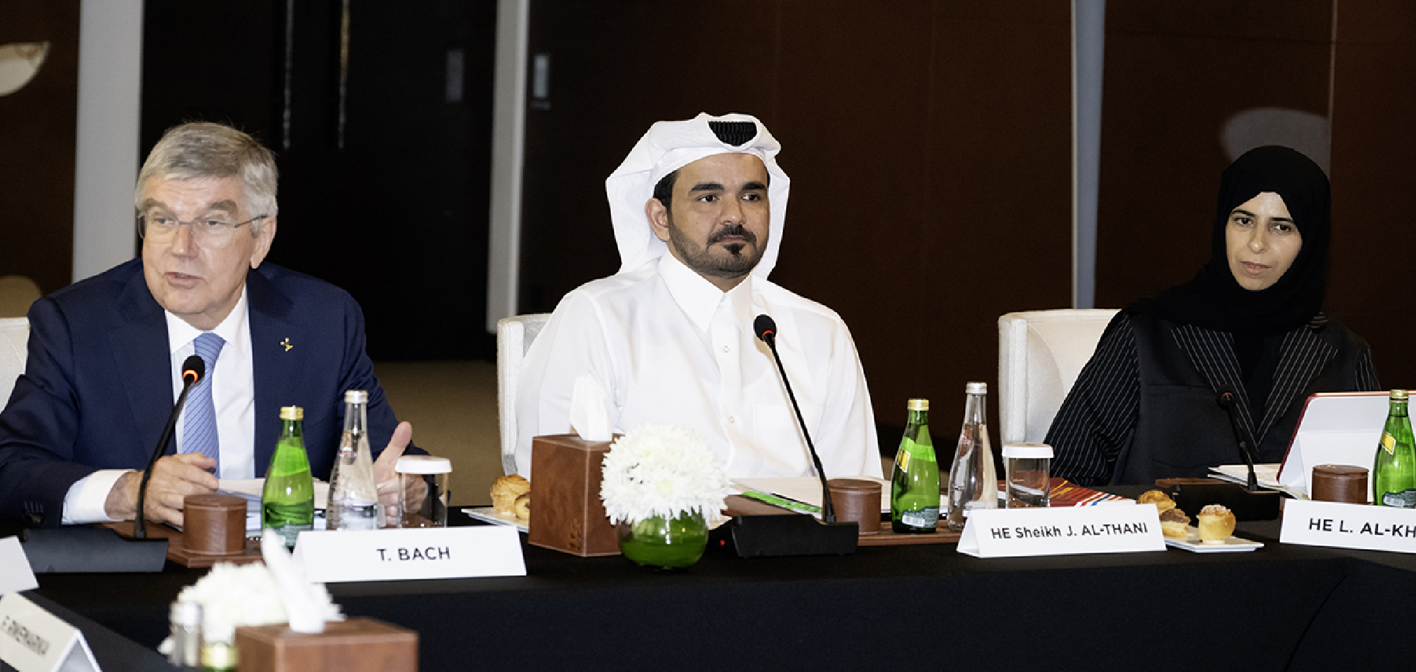 Sheikh Joaan hosts Olympic Refuge Foundation for Annual Board meeting in Doha
