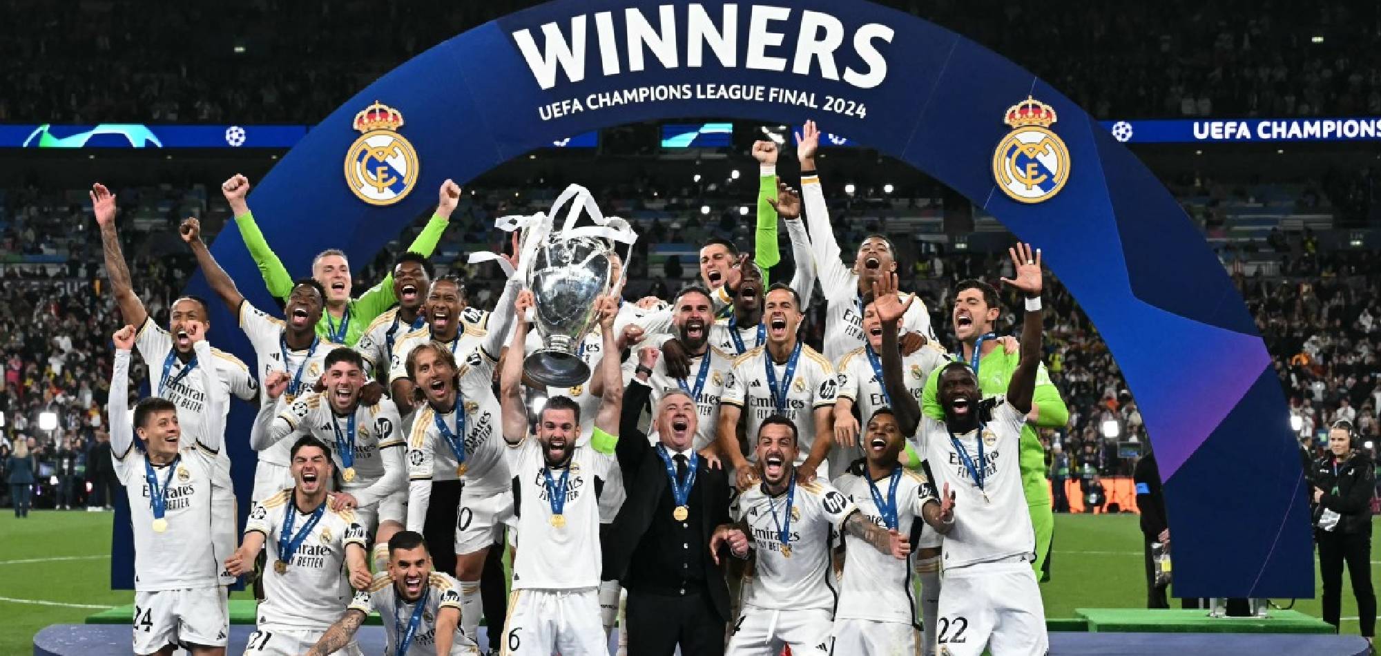 Real Madrid secure record 15th UEFA Champions League title with 2-0 win over Dortmund