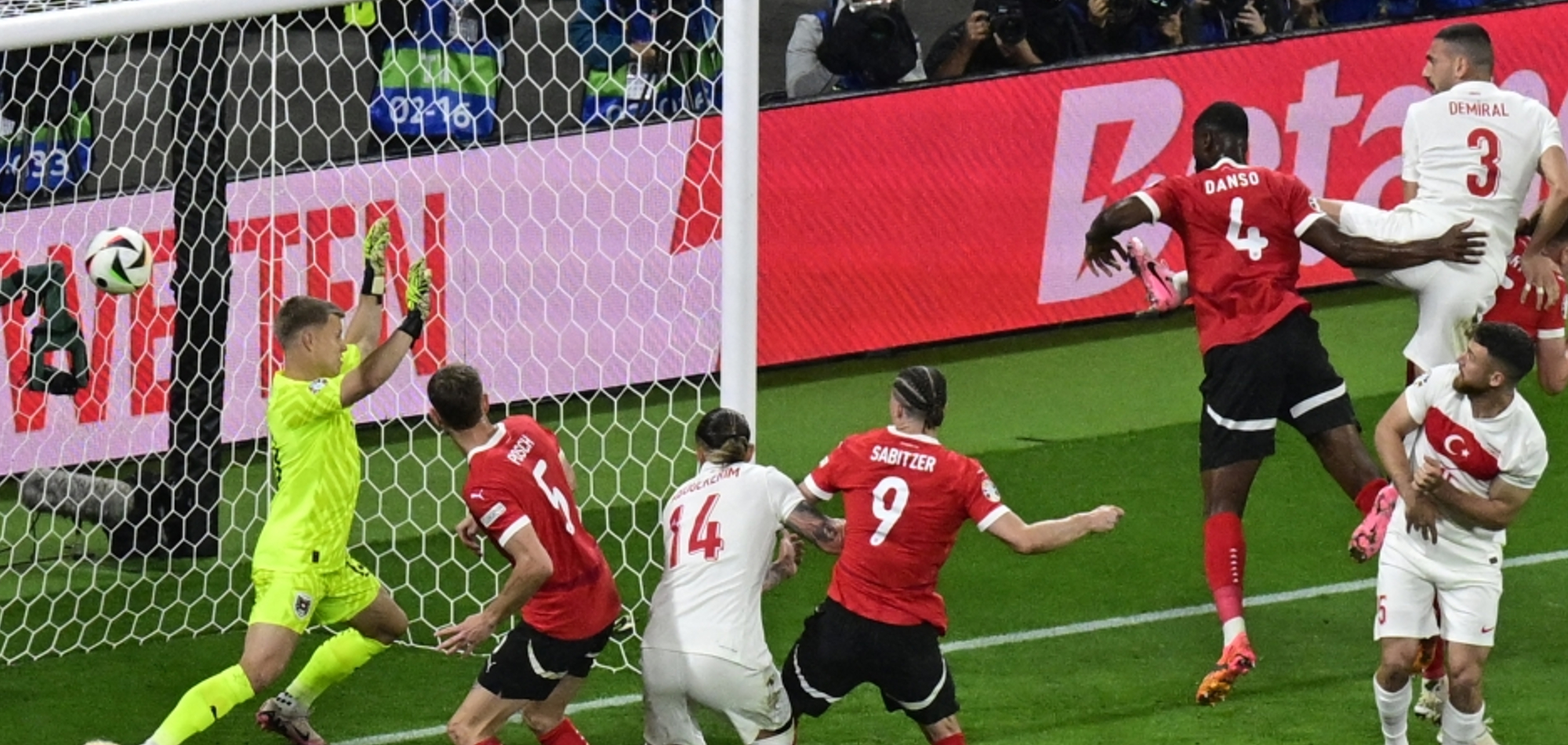 Demiral double sends Turkiye into Euro 2024 quarters at Austria