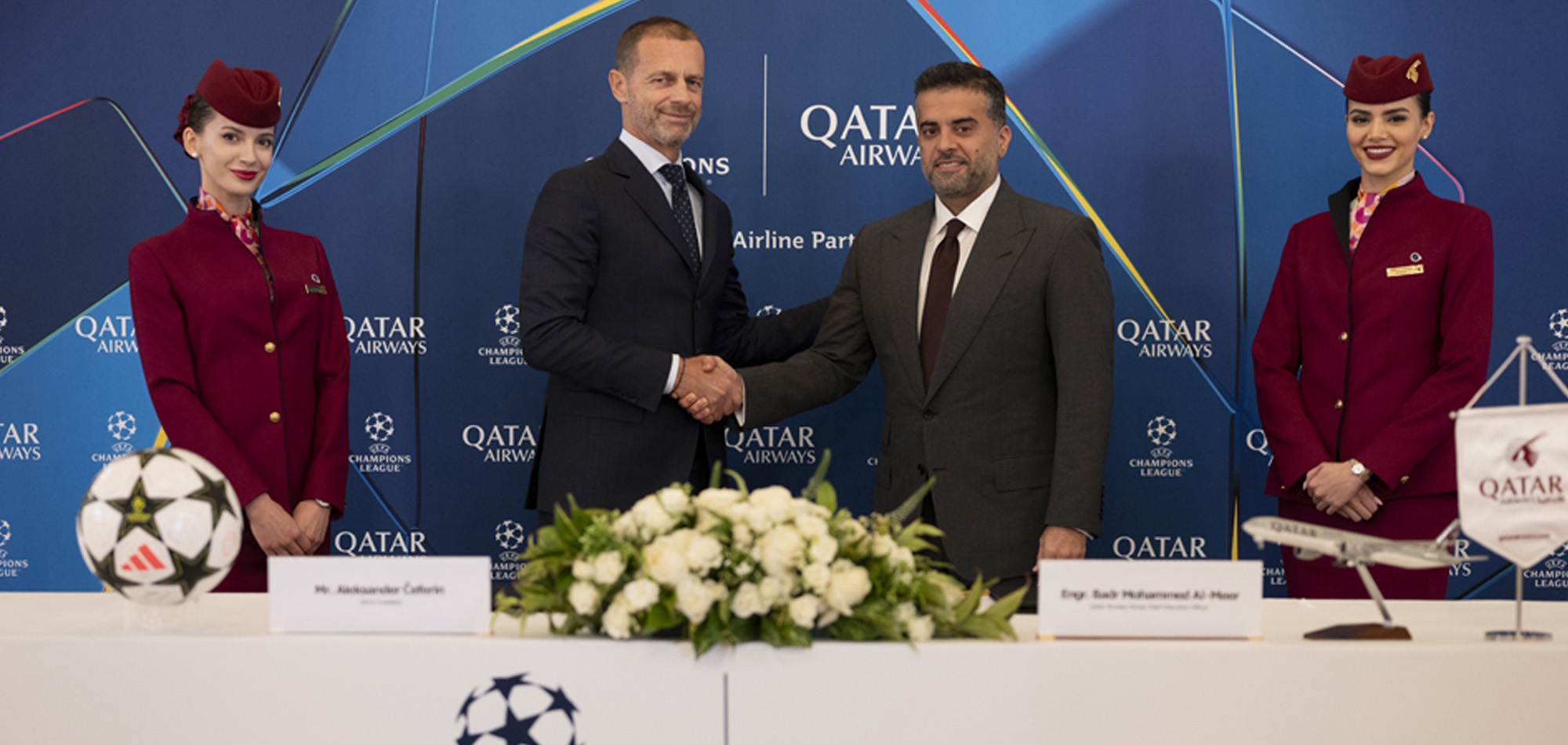 Qatar Airways becomes Official Airline Partner of UEFA Champions League