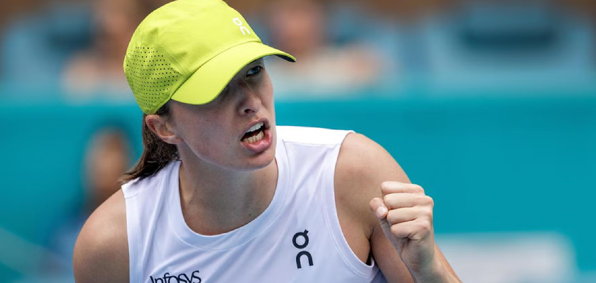 World number two Iga Swiatek is receiving additional security at the Miami Open after a spectator harassed her during her practice