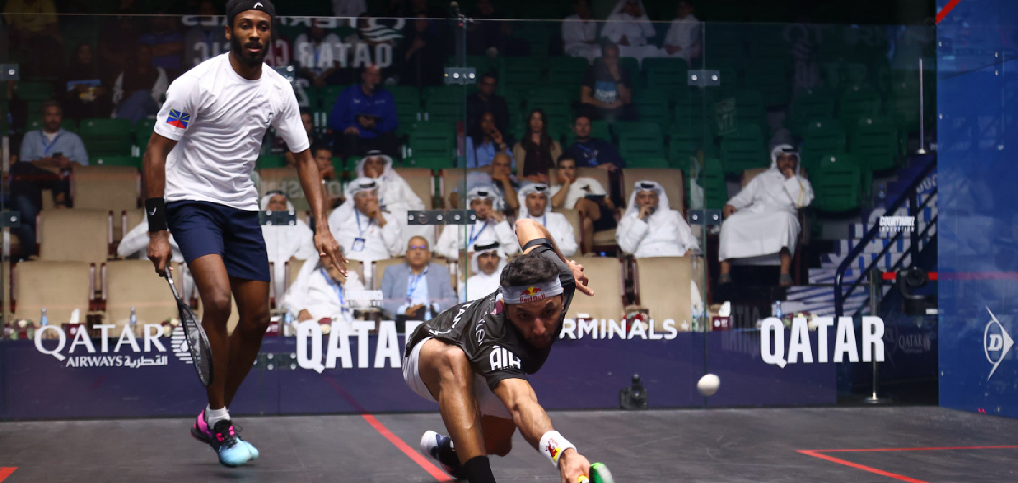 Local hero Al Tamimi advances, Bryant wins marathon battle at Qatar Classic