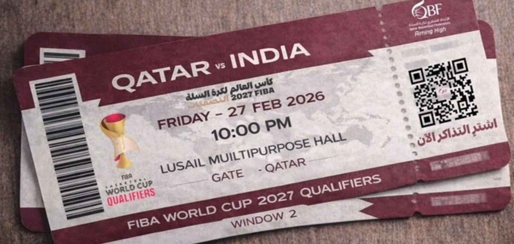 QBF Announces Tickets for Key Asian Qualifiers Clashes
