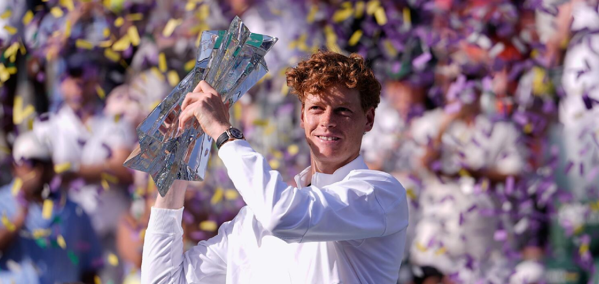 Jannik Sinner wins the Indian Wells title after beating Daniil Medvedev in straight sets