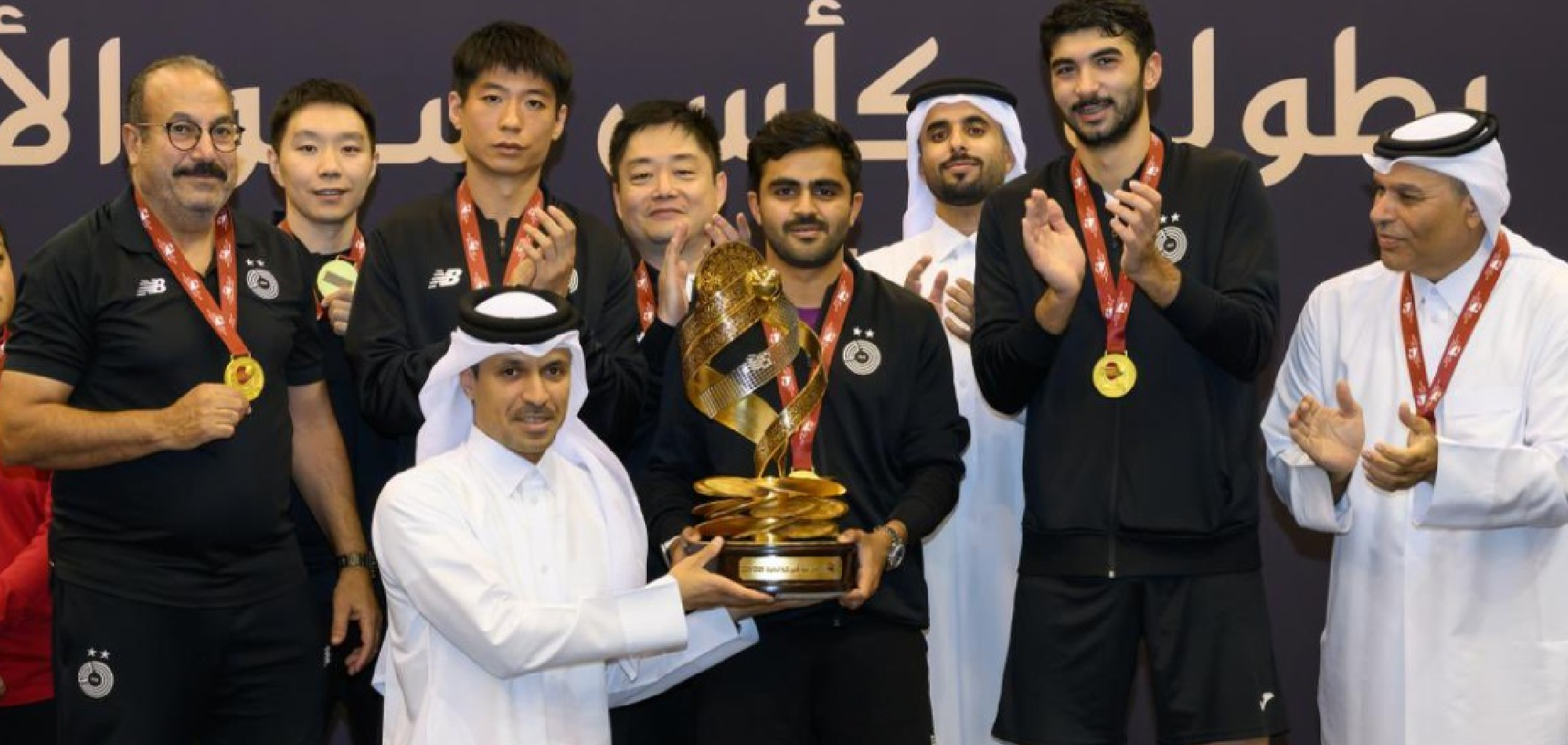 Al Sadd Crowned Amir Cup Table Tennis Champions After Beating Al Arabi