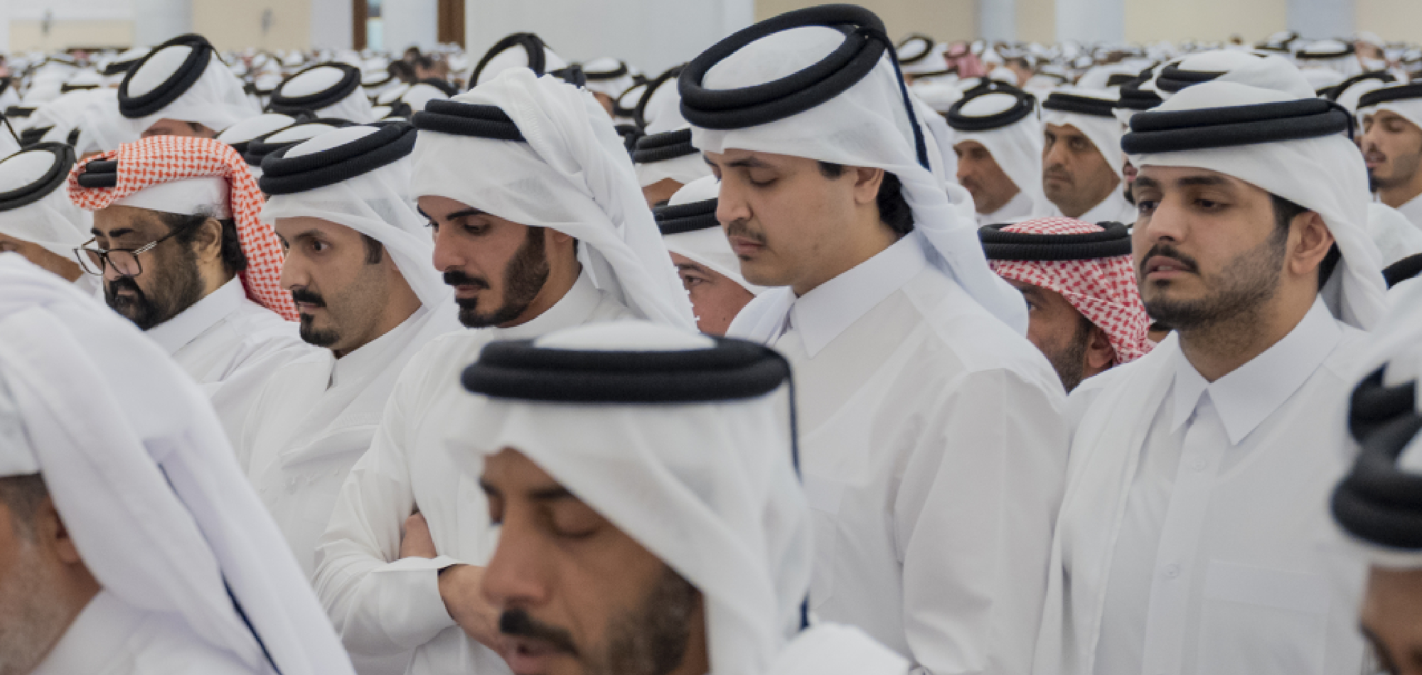  HH the Amir Performs Funeral Prayer for HH the Father Amir